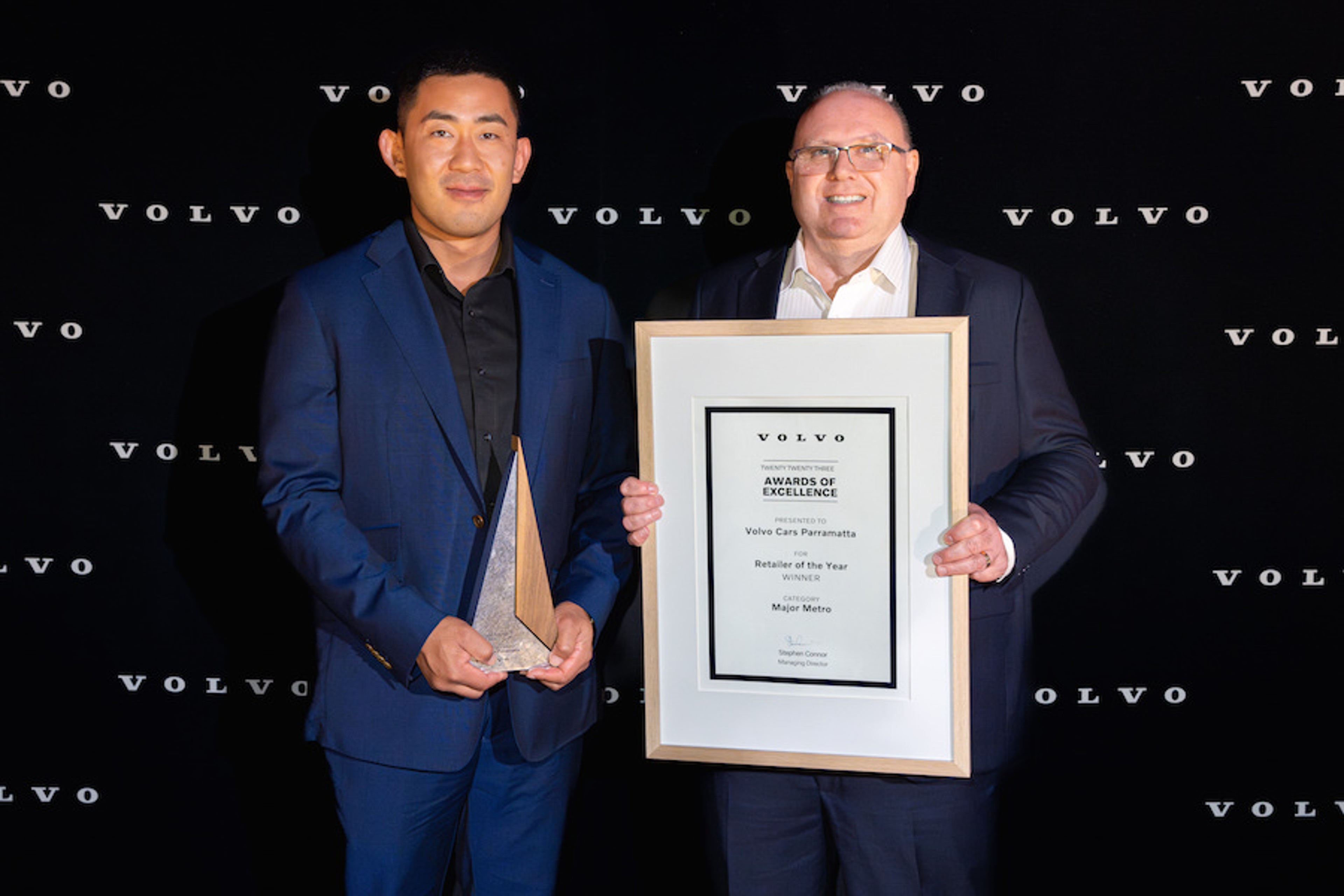 Volvo Car Parramatta James Chen and Brian Morro