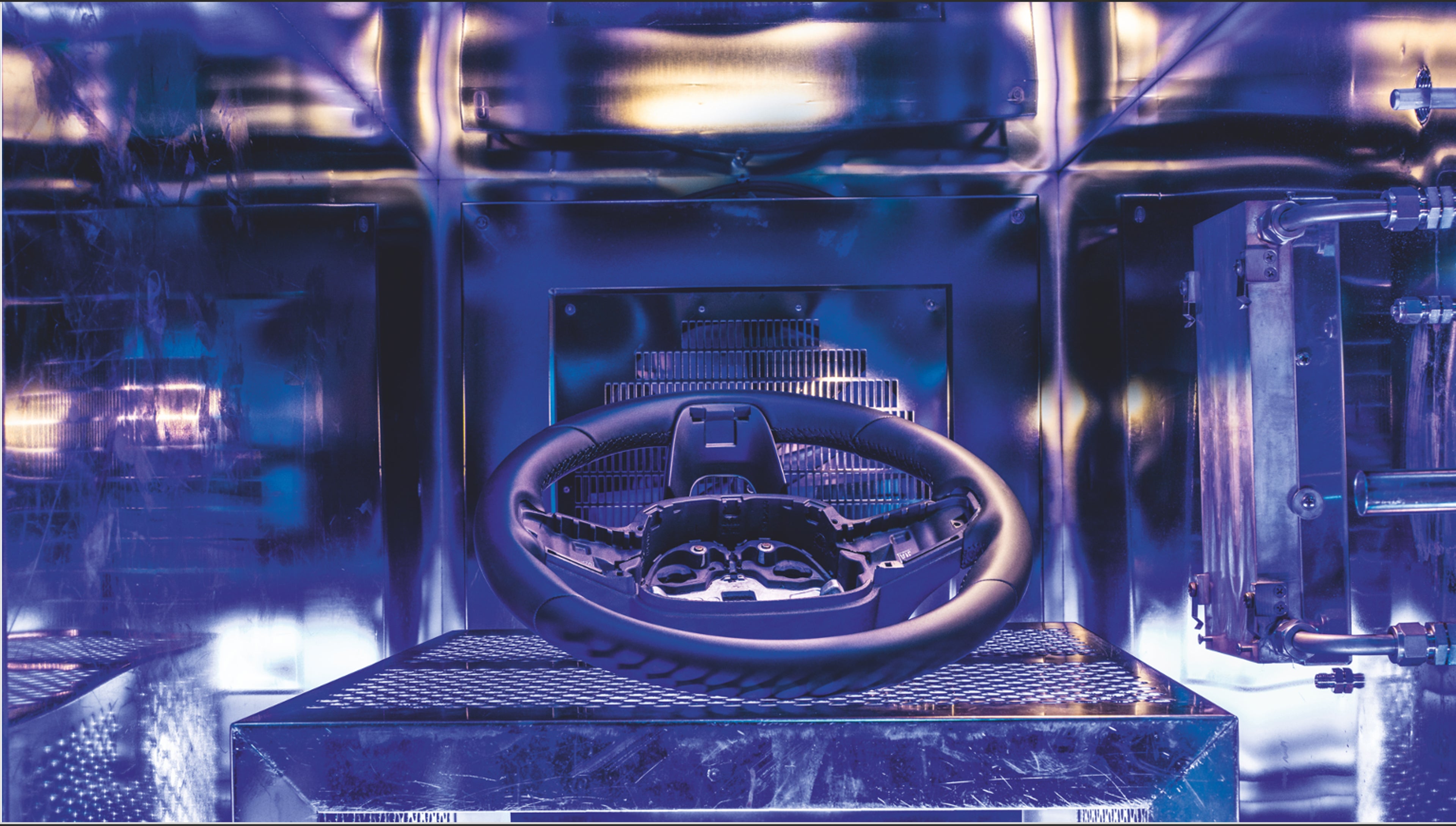 מרכז בדיקות החומרים של וולוו לאוויר נקי ברכב