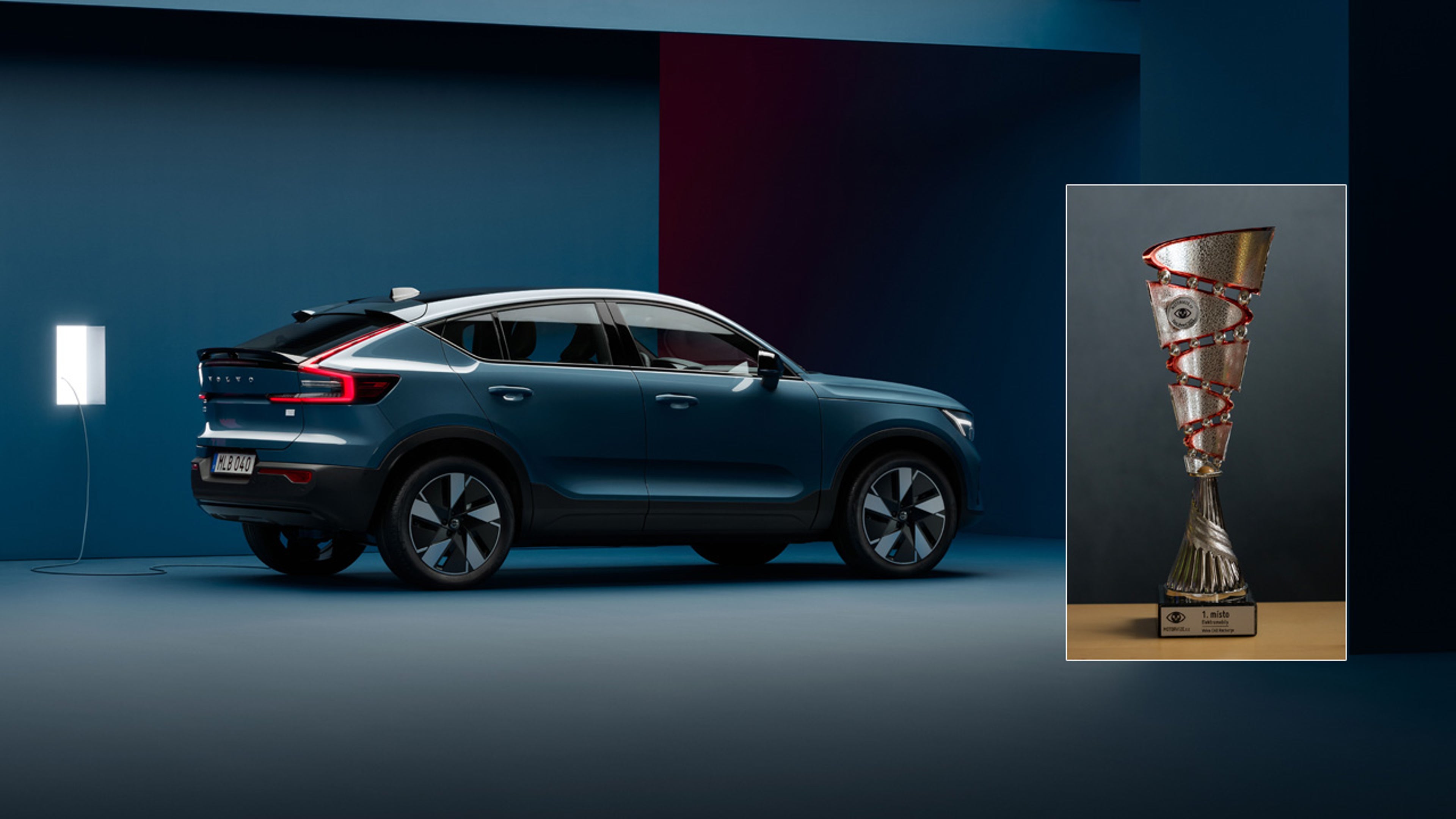 Zlato pro plně elektrické Volvo C40 Recharge