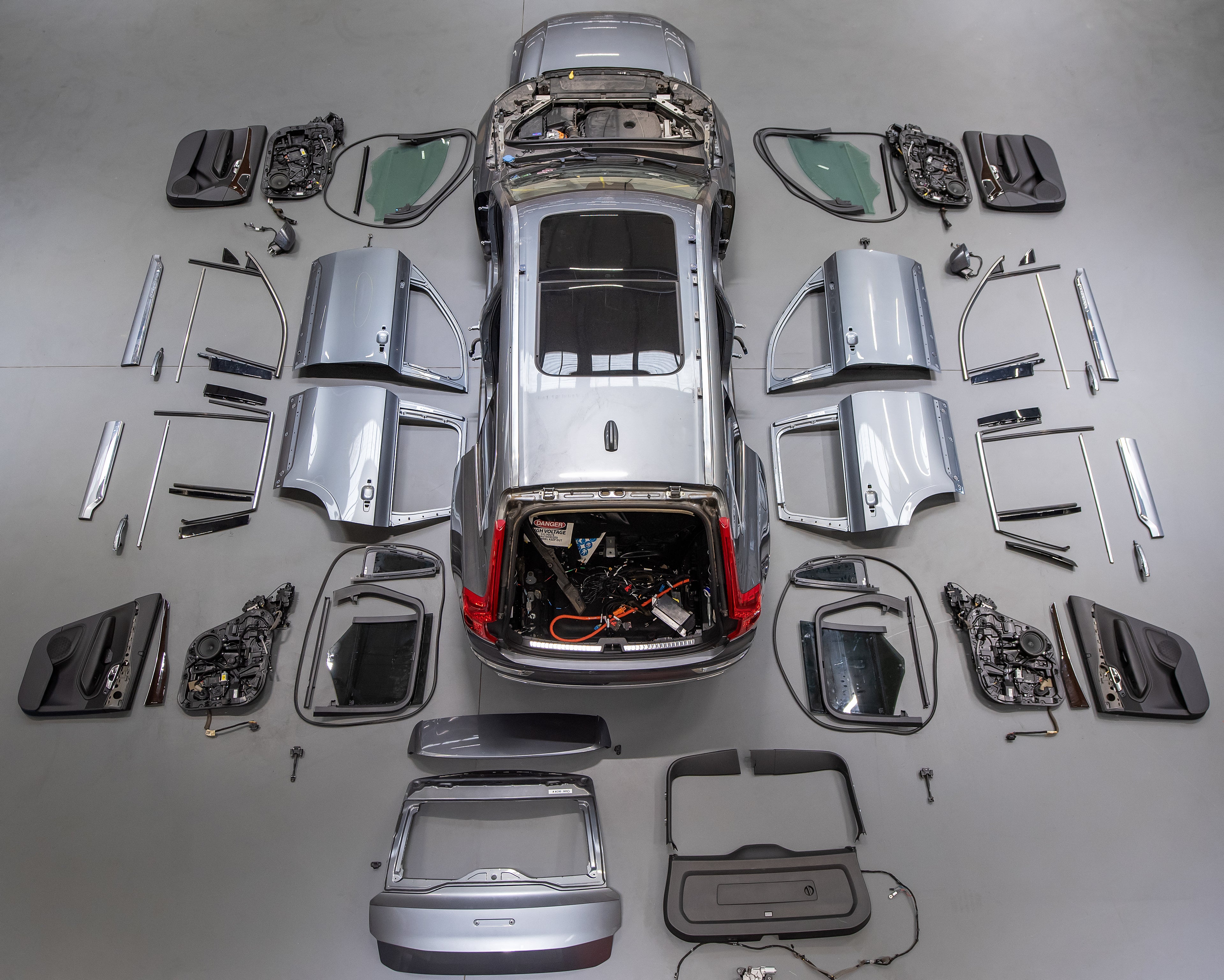 Volvo XC90 in onderdelen