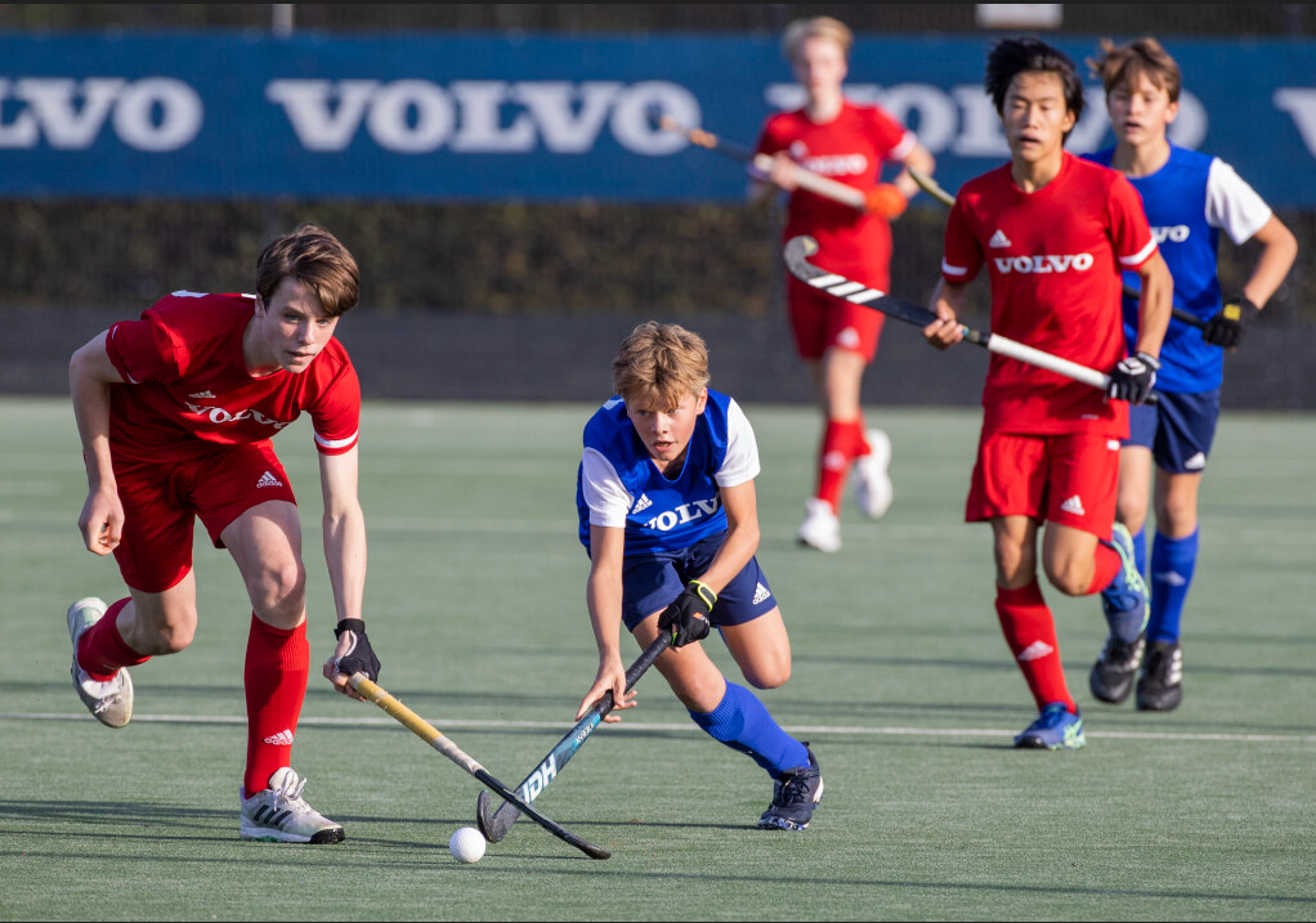 Hockey jongens Volvo