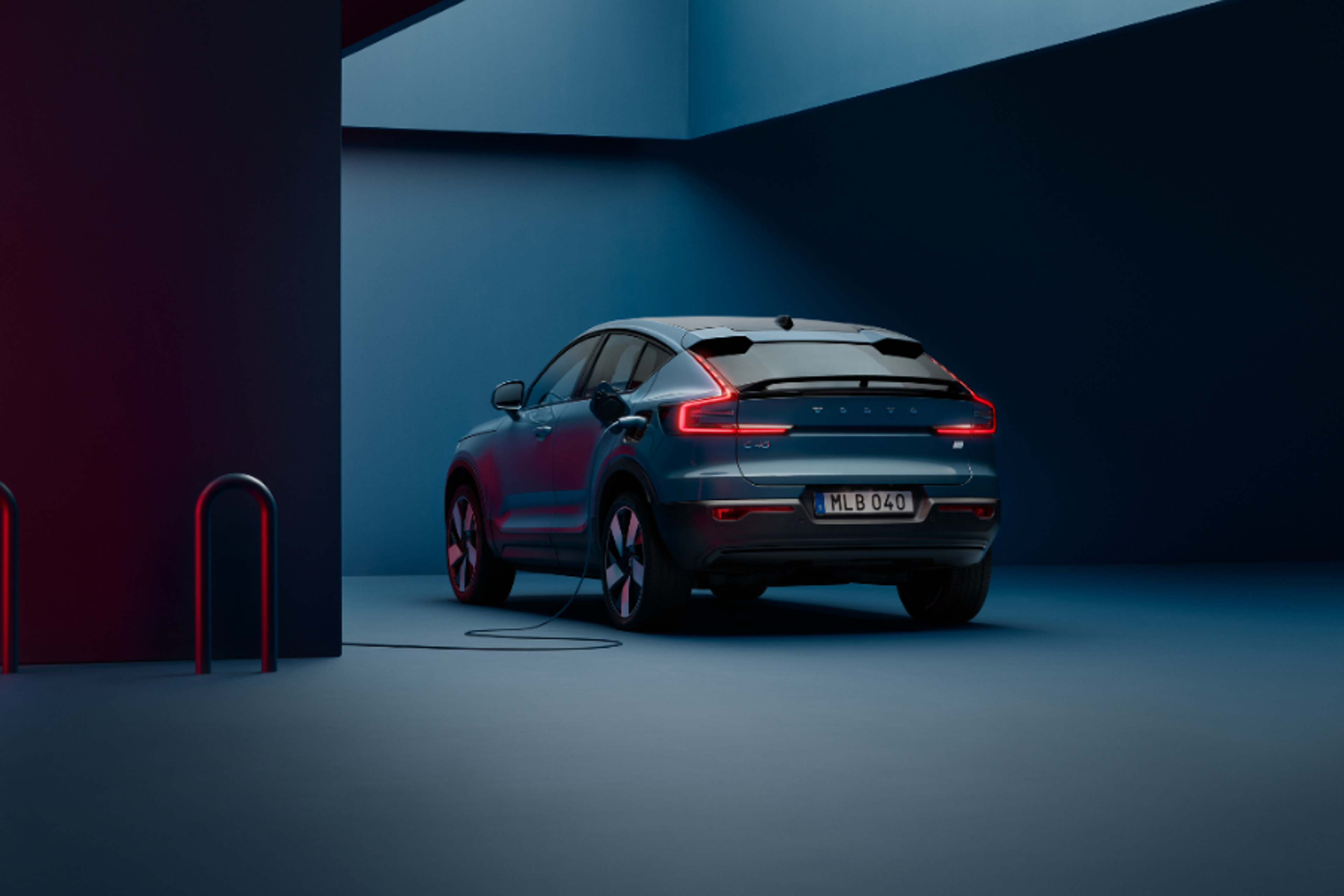 Car in dark room