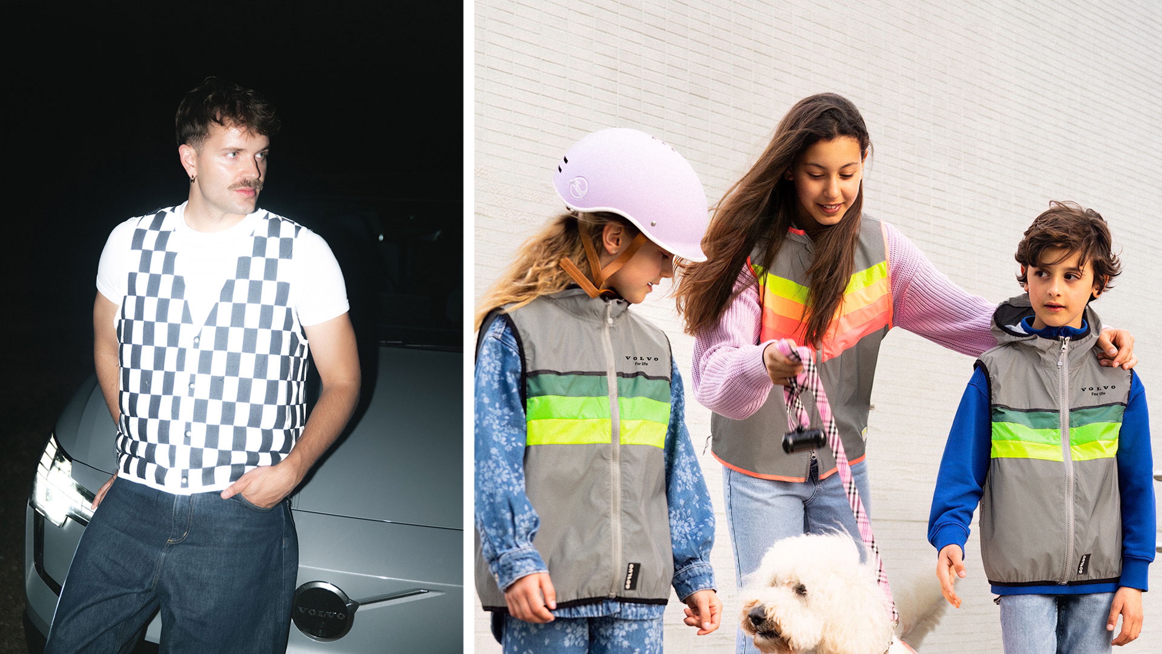 Hip en veilig naar school met Volvo, Jordy Arthur Vaesen en GOFLUO