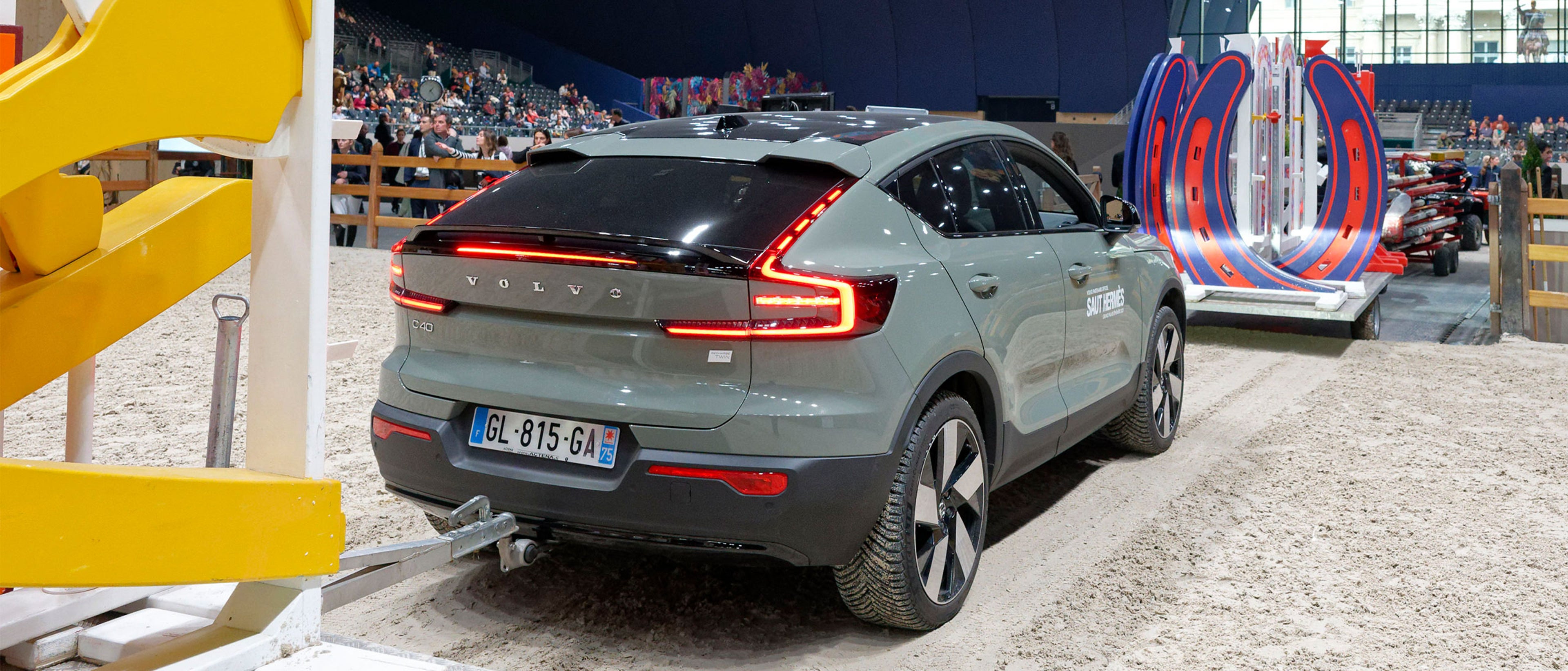 Volvo C40 en partenariat avec le Saut Hermès