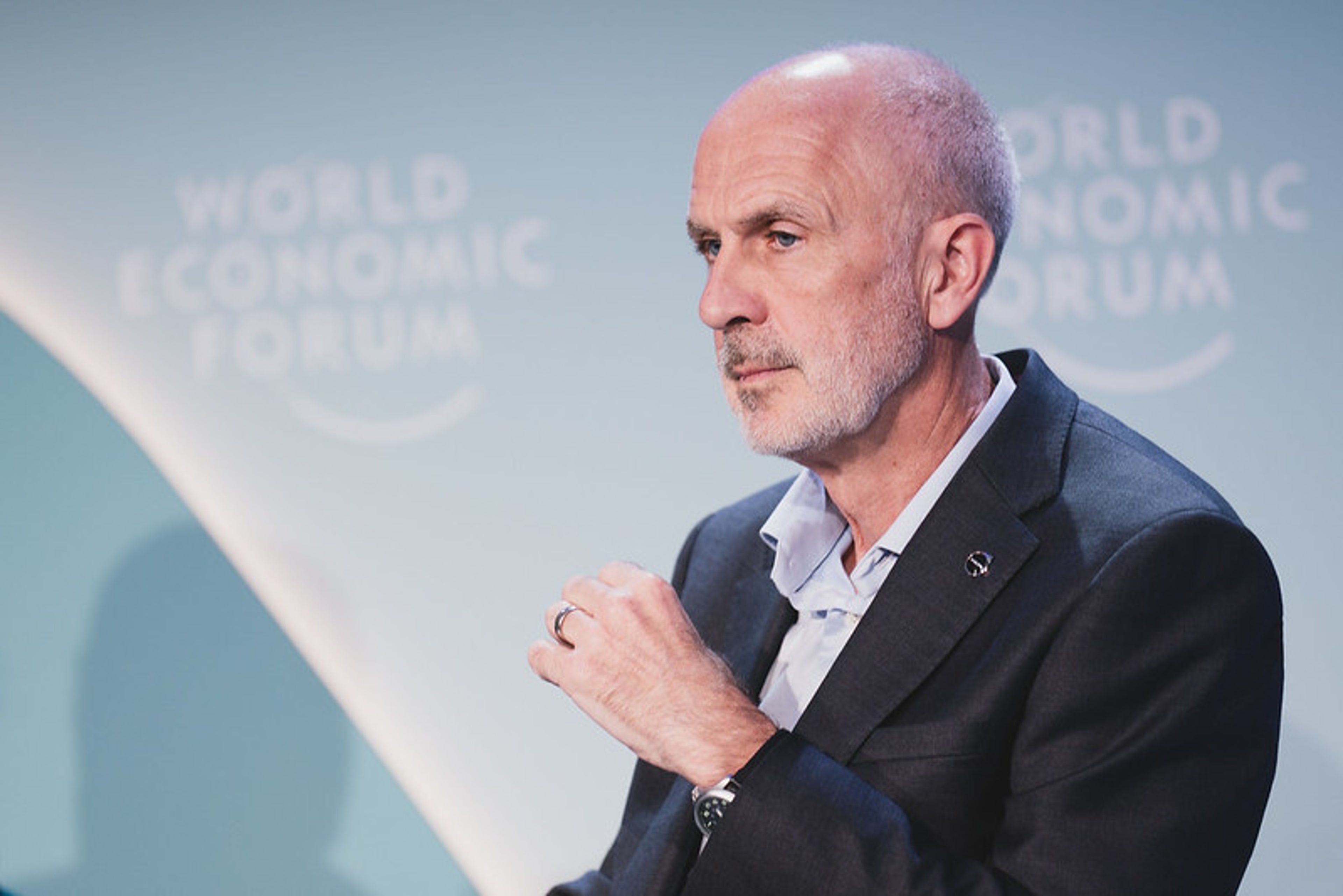 Photo de Jim Rowan, CEO de Volvo Cars, au Forum économique mondial