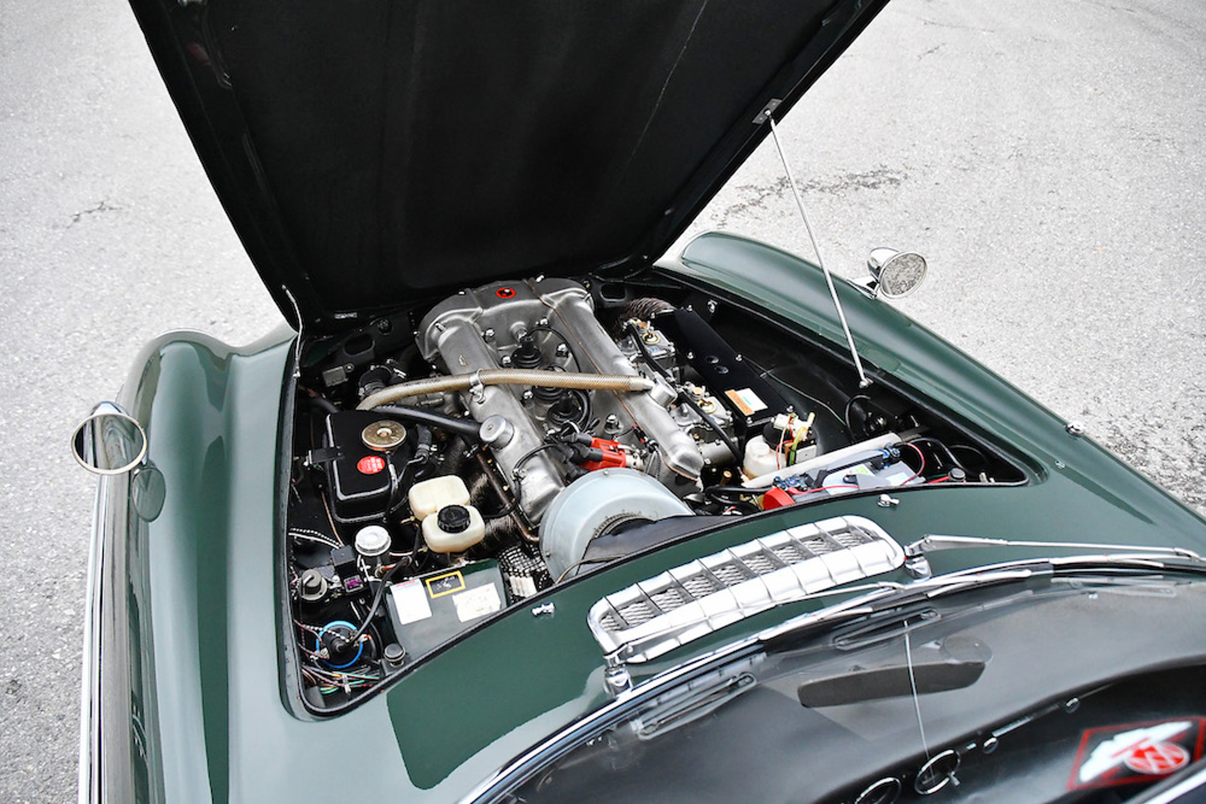 Ein Vierzylinder-Aston-Martin-Motor