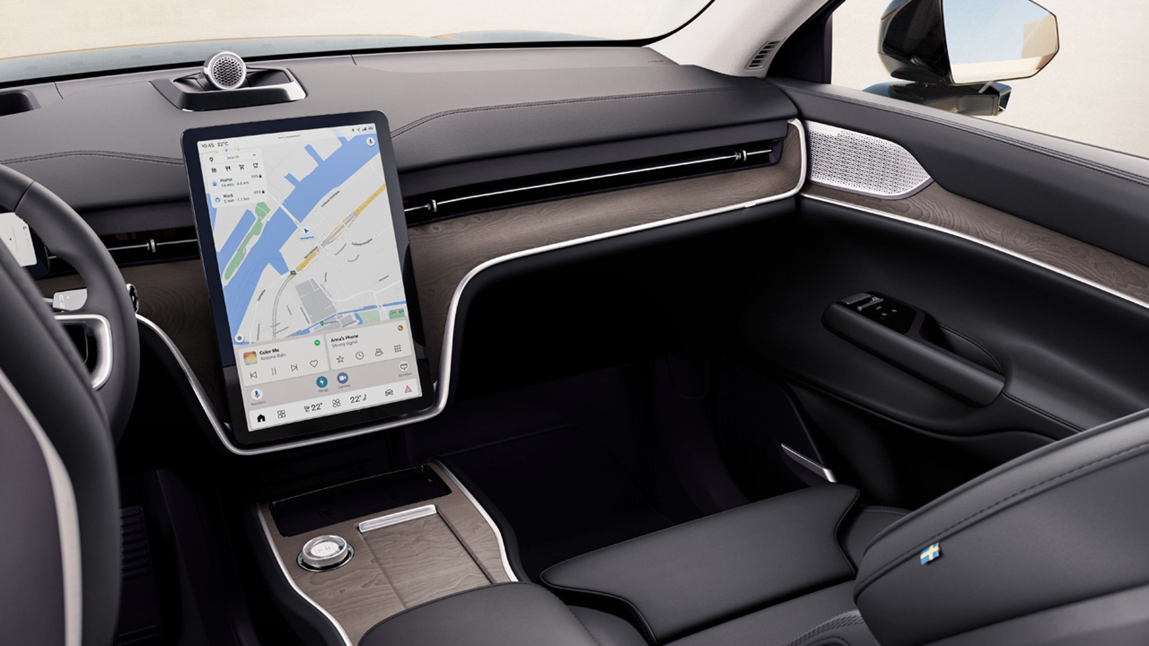 Interiér nového plně elektrického SUV Volvo EX90