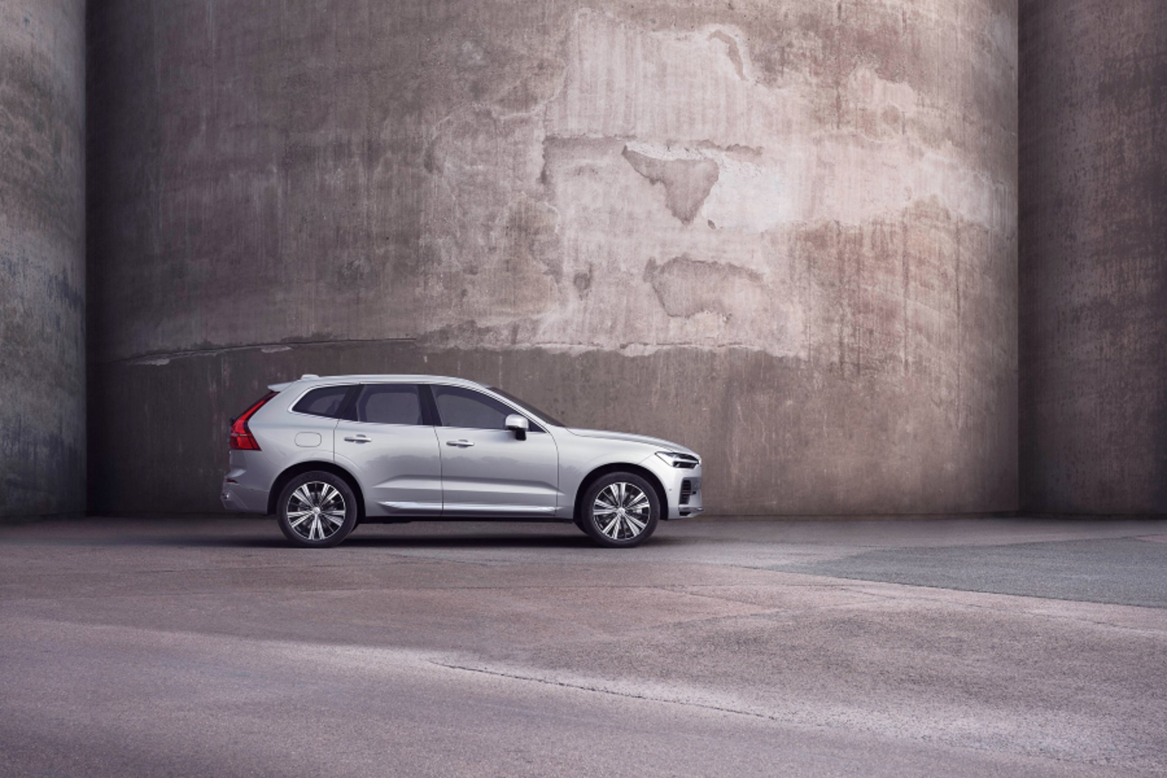 Promo shot of silver car