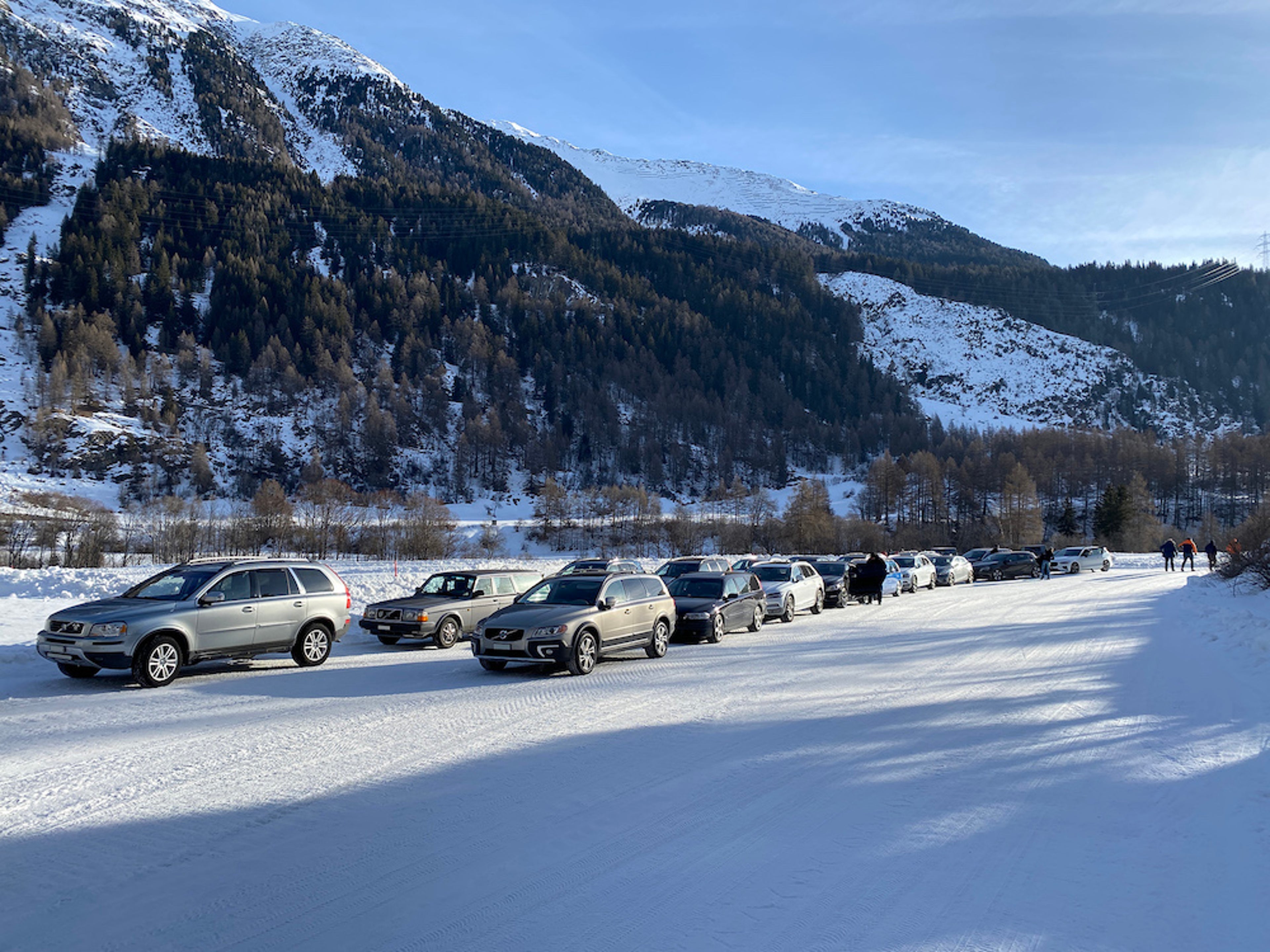 Modelle aus drei Jahrzehnten Volvo Geschichte