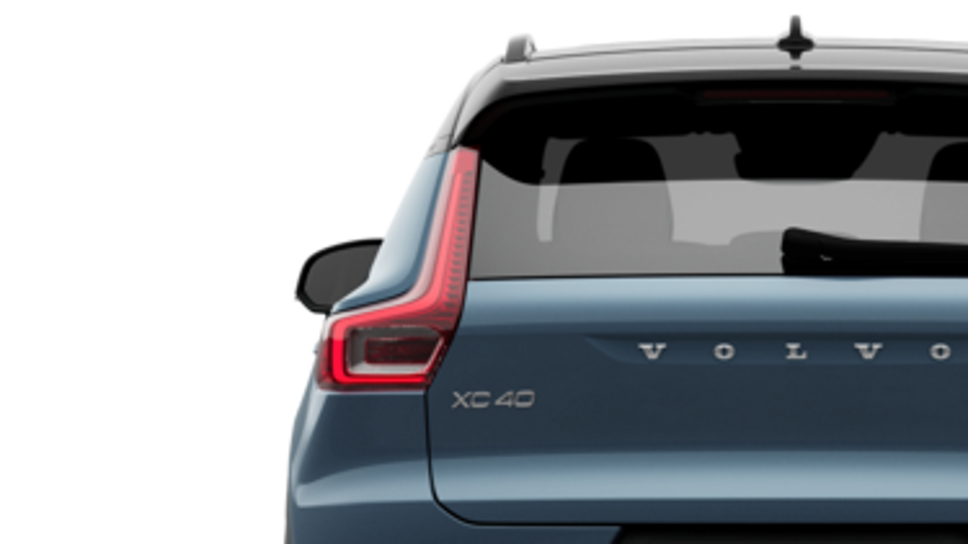 Volvo All-Electric Cars - Back of a Volvo XC40
