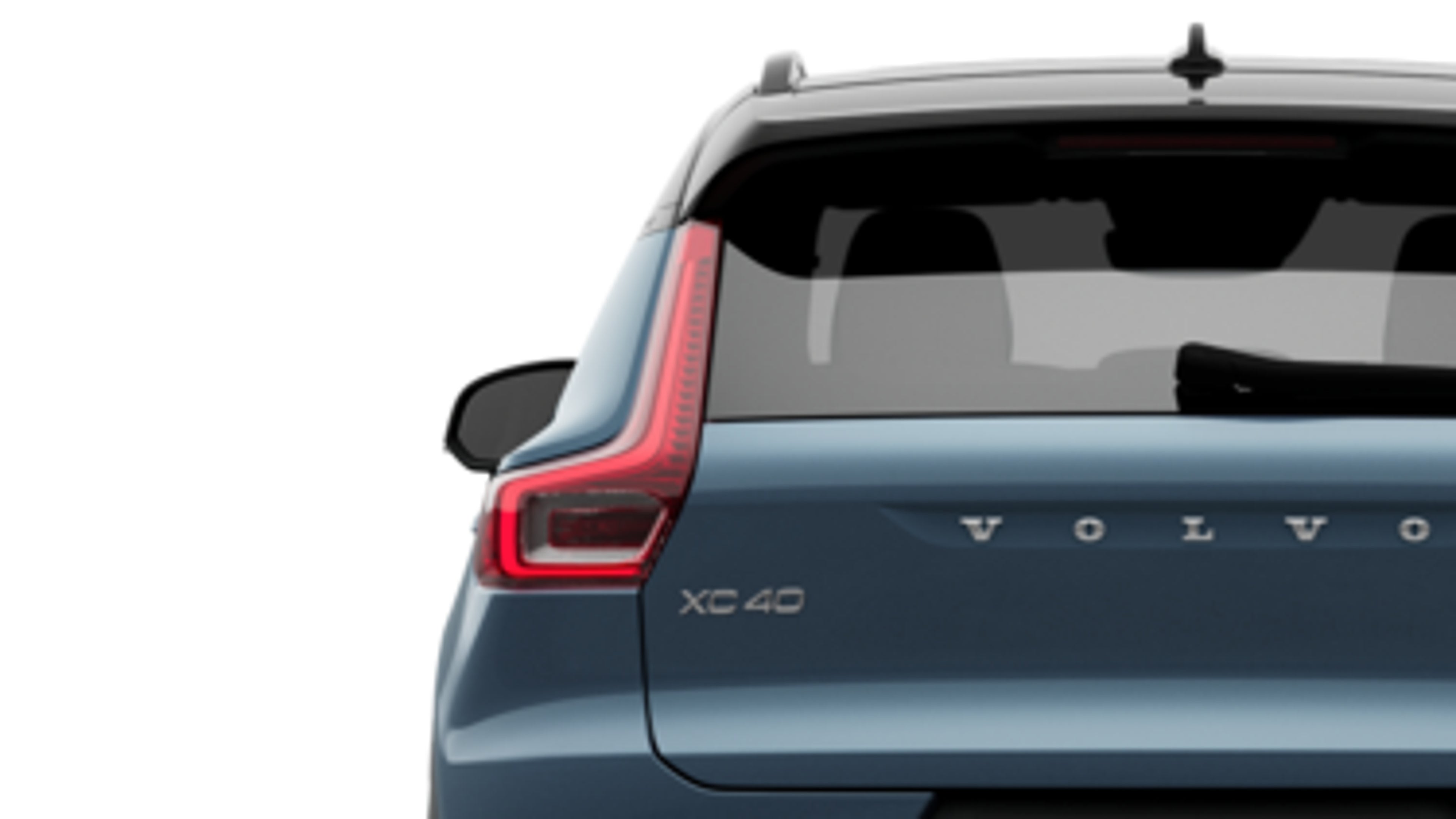 Volvo All-Electric Cars - Back of a Volvo XC40