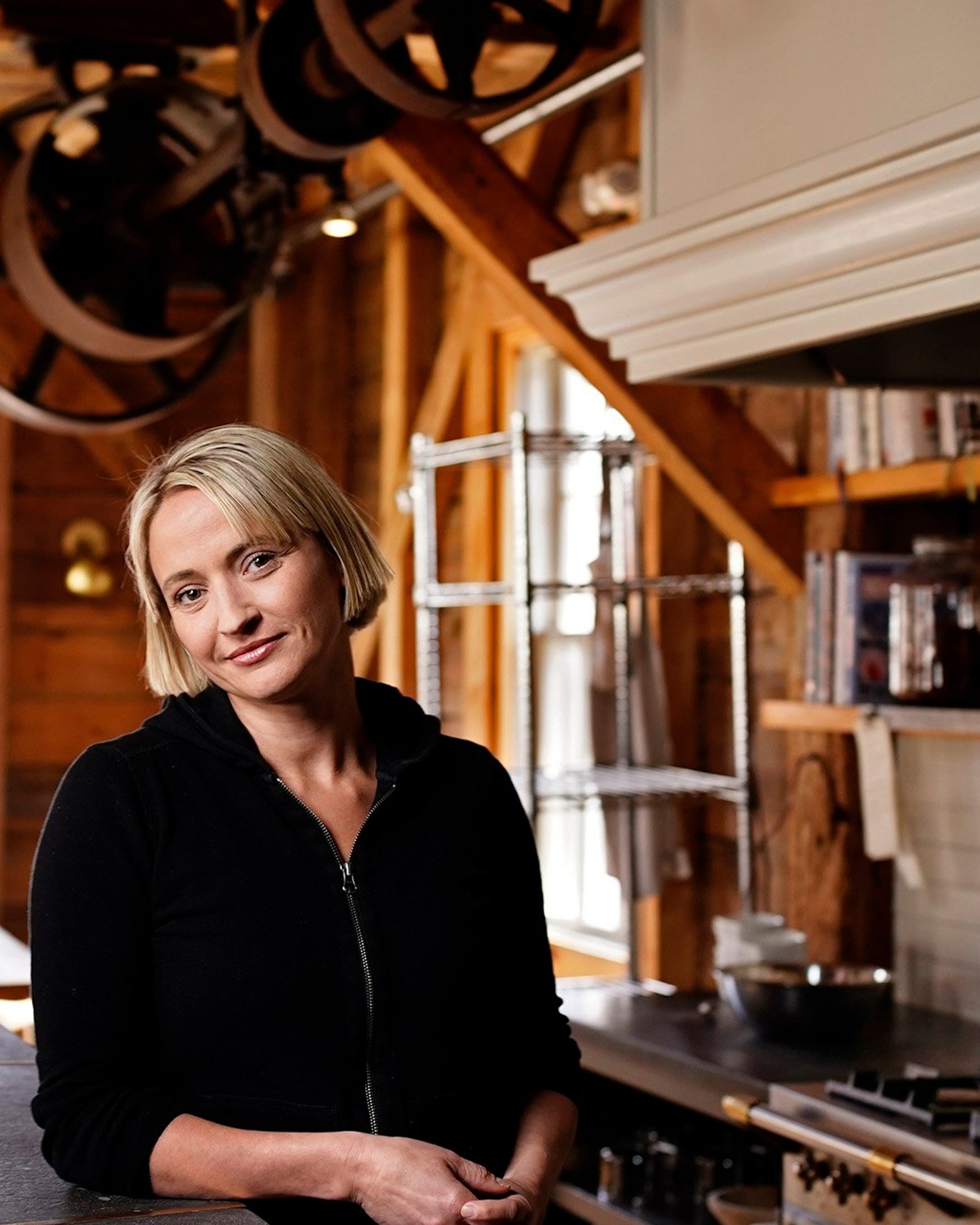 Volvo Stories - woman standing in a kitchen