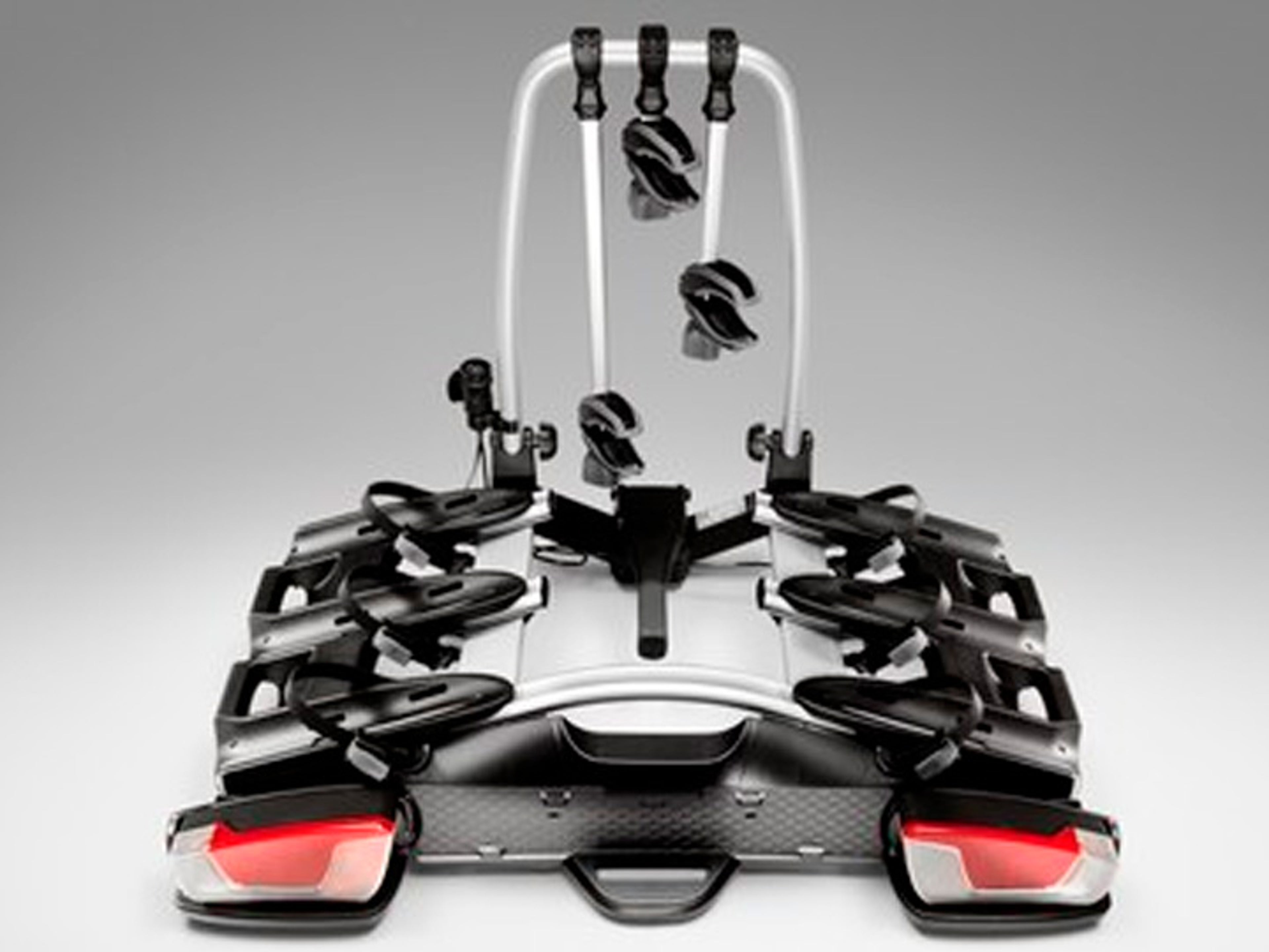 Volvo - Portabicicletas de montaje en gancho de remolque, 3-4 bicicletas