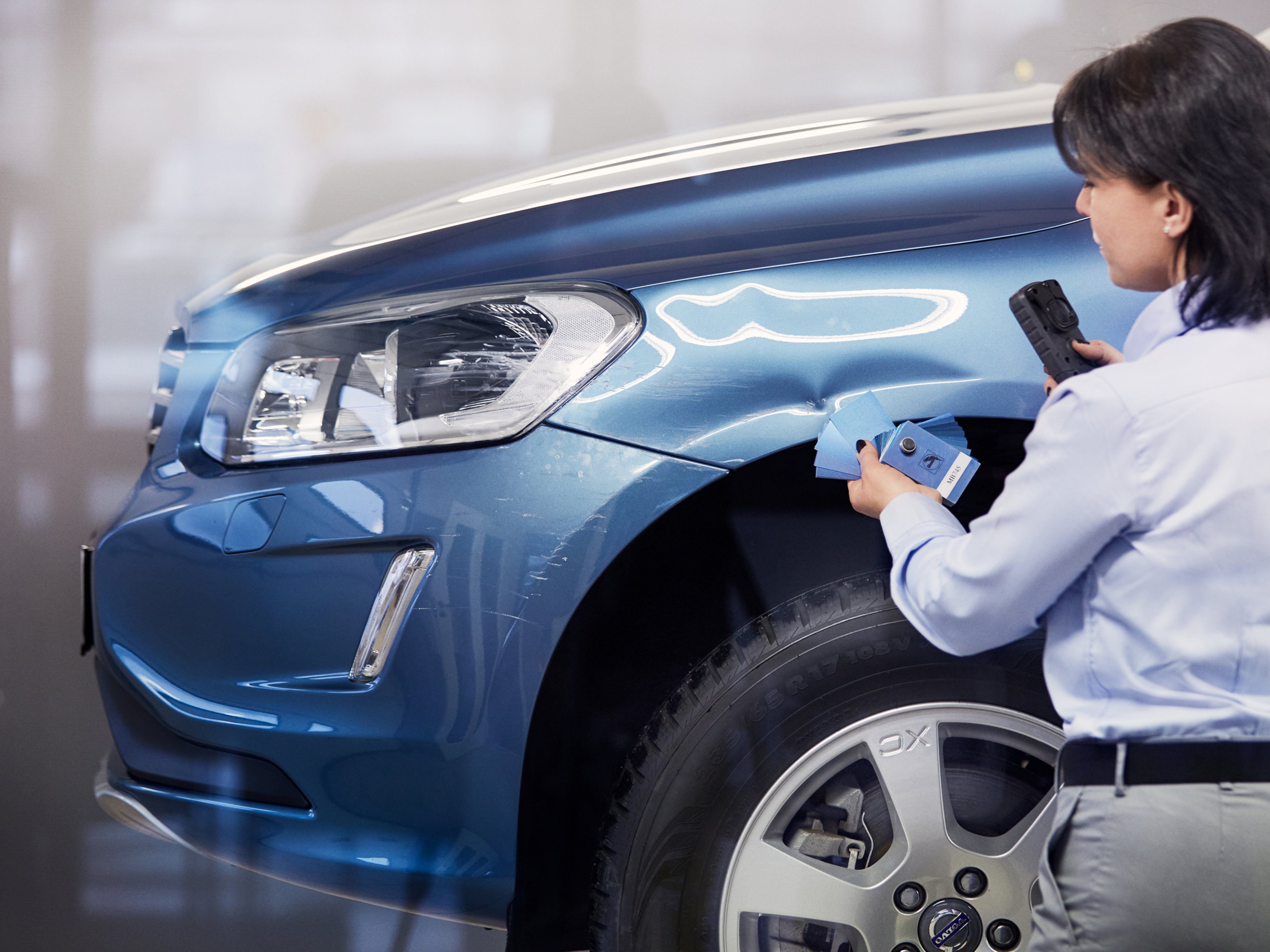 Scratched car being investigated