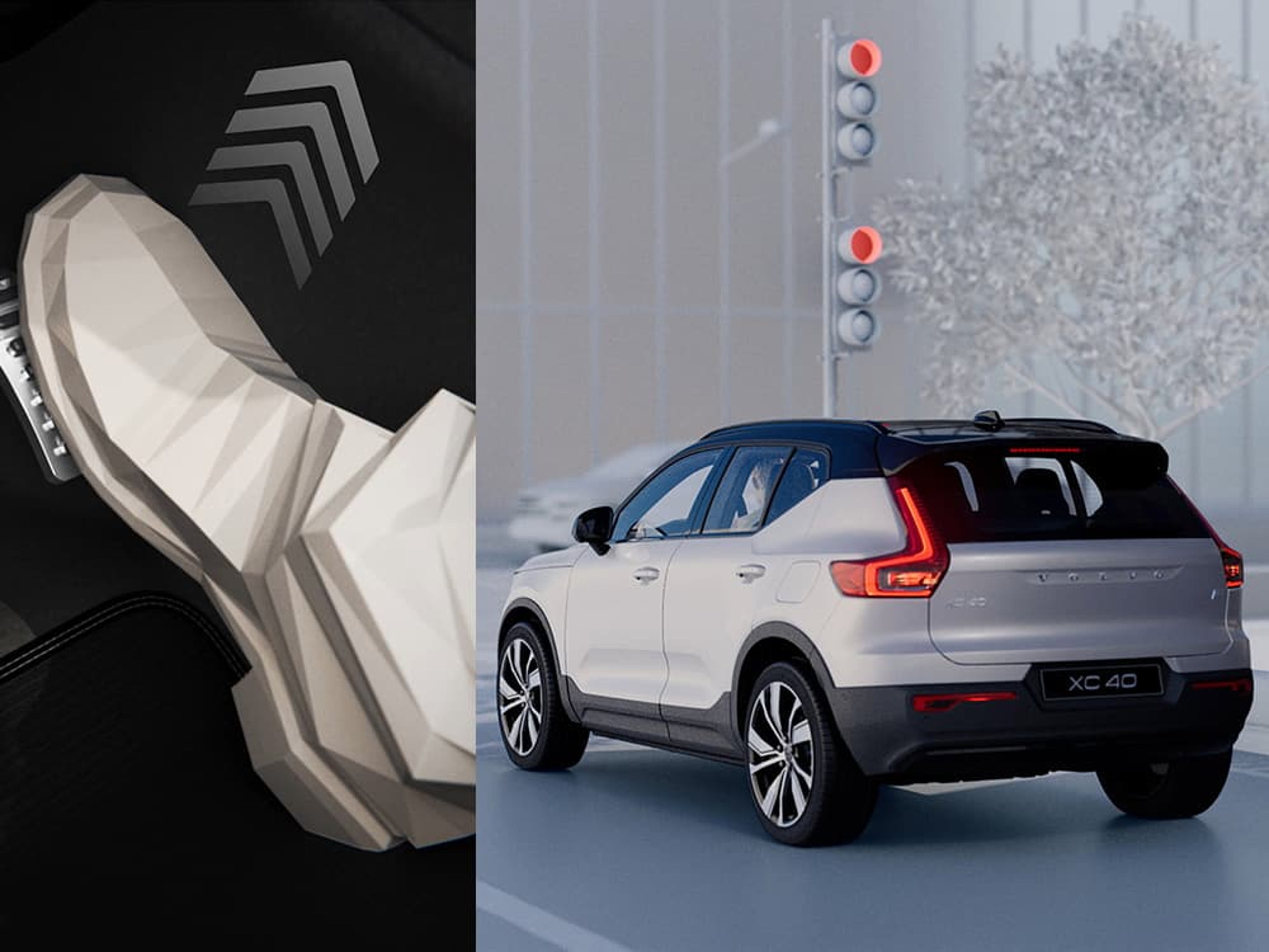 Un graphique illustre le fonctionnement du One Pedal Drive lors de l'accélération, du roulage et du freinage.