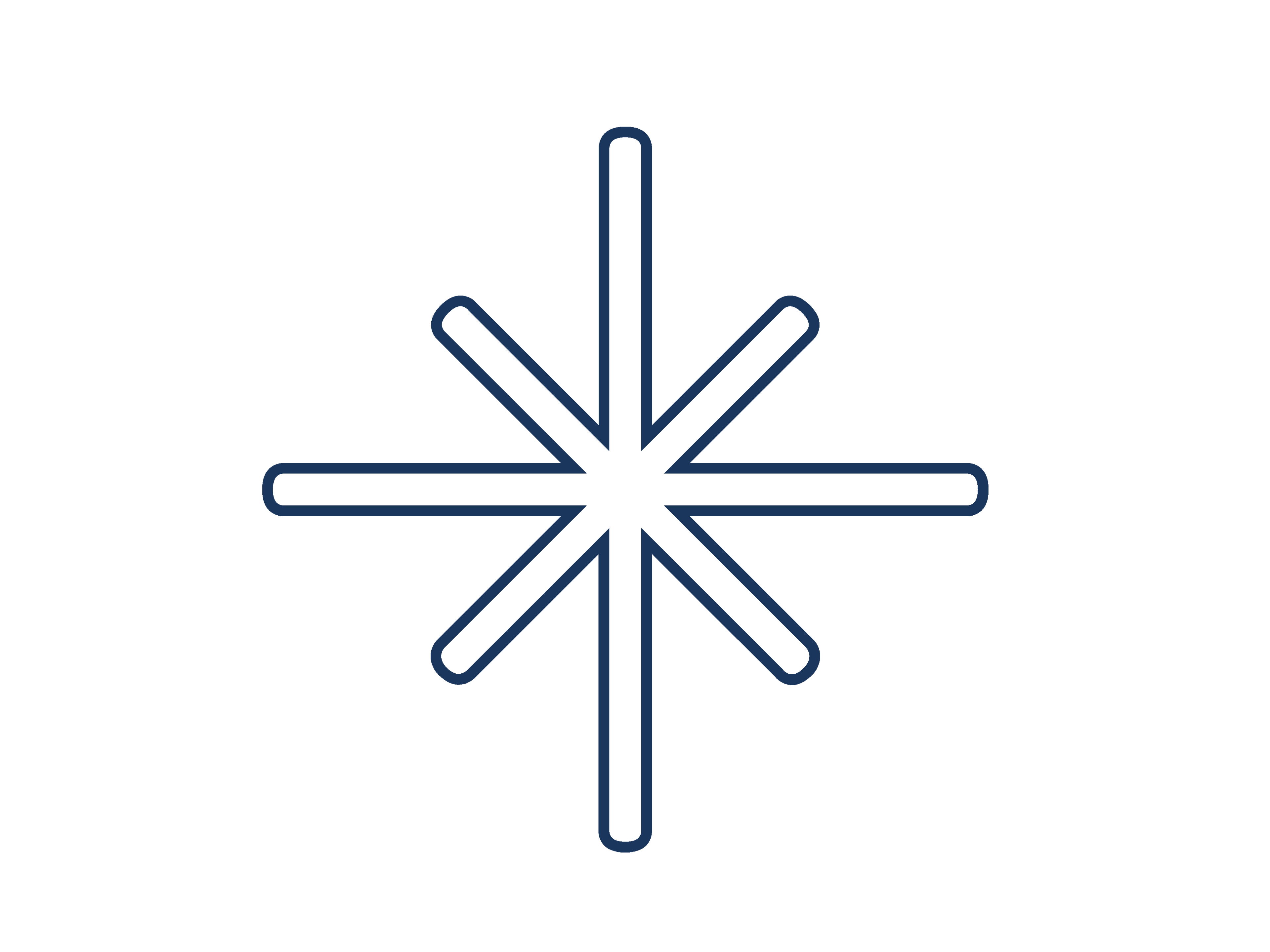 Icon "Windschtuzscheibe", das in blauen Linien die Form eines Wasserkristalls zeigen.