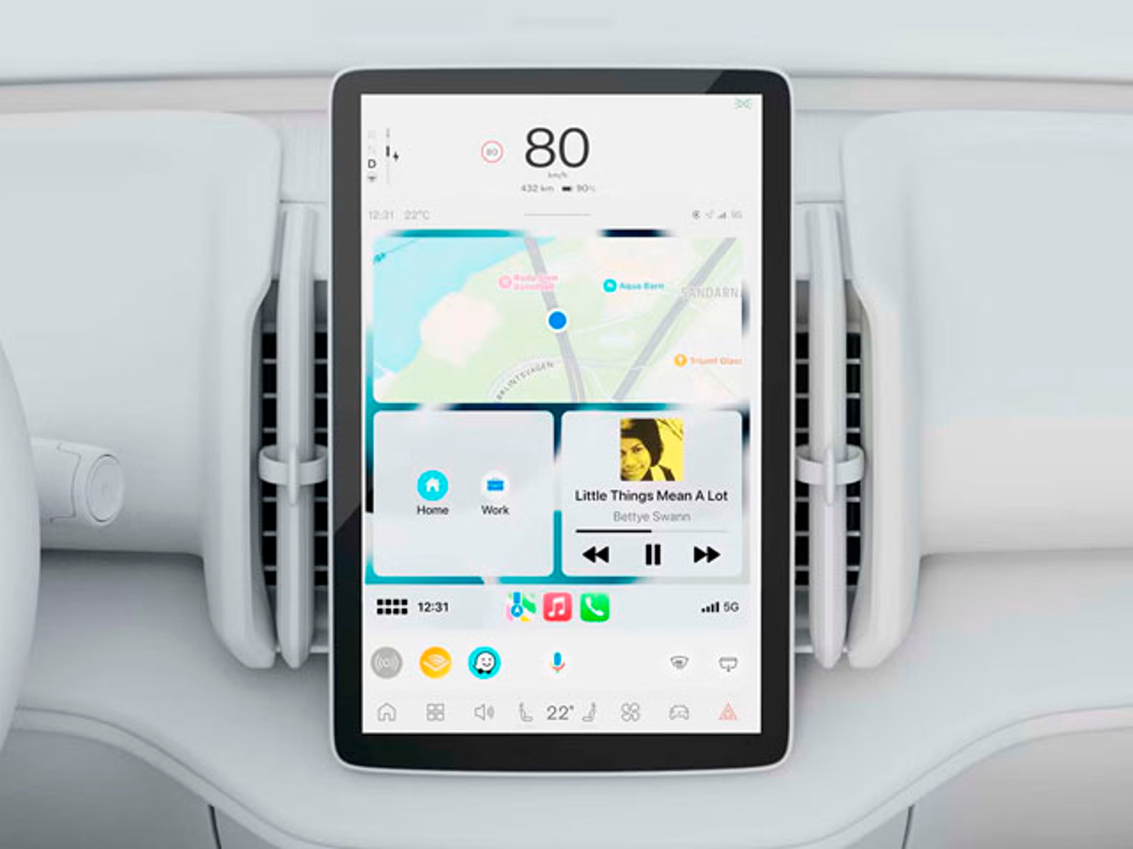 Apple Car Play inalámbrico en Volvo EX30