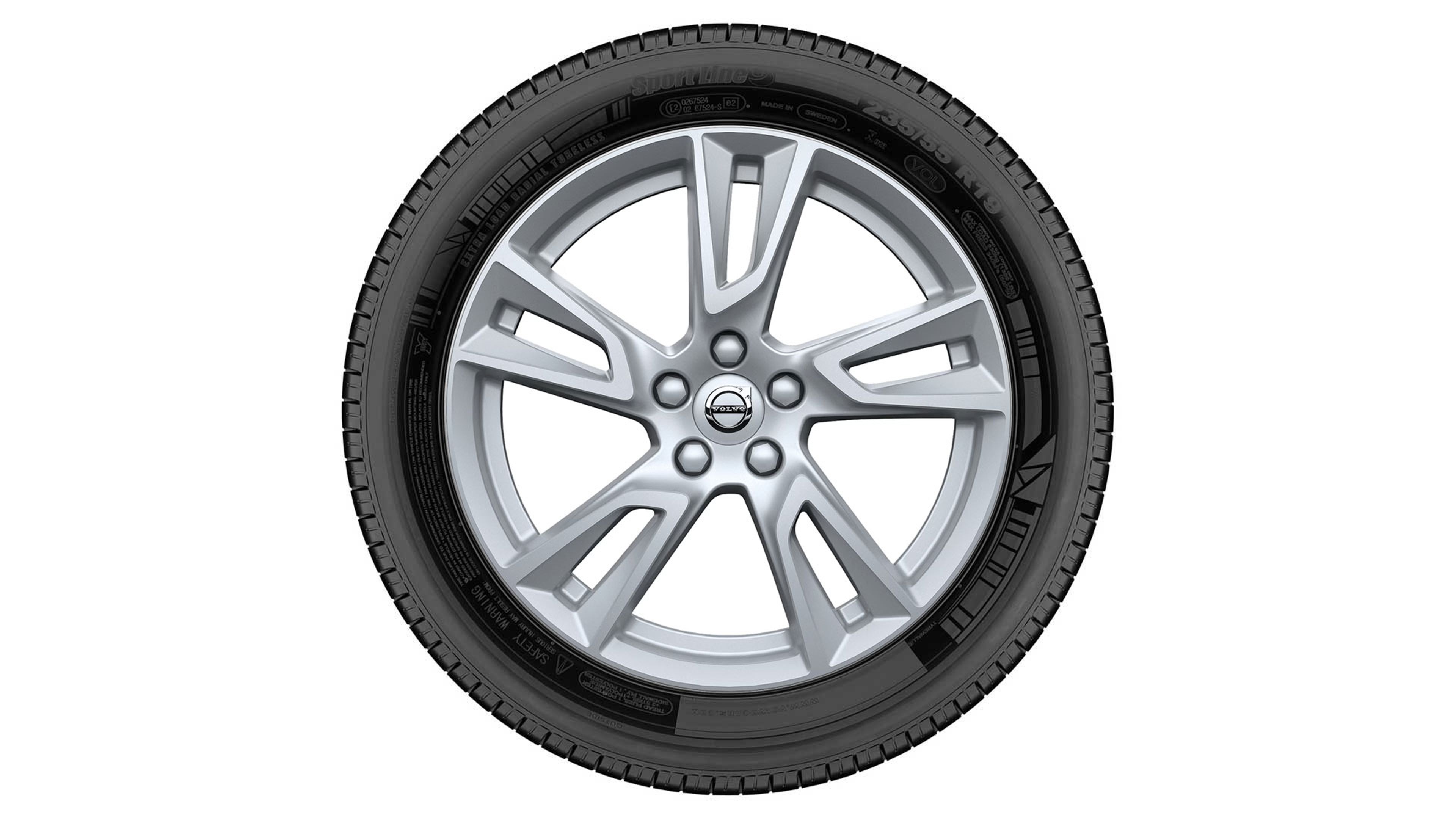 18" 5-Double Spoke Silver