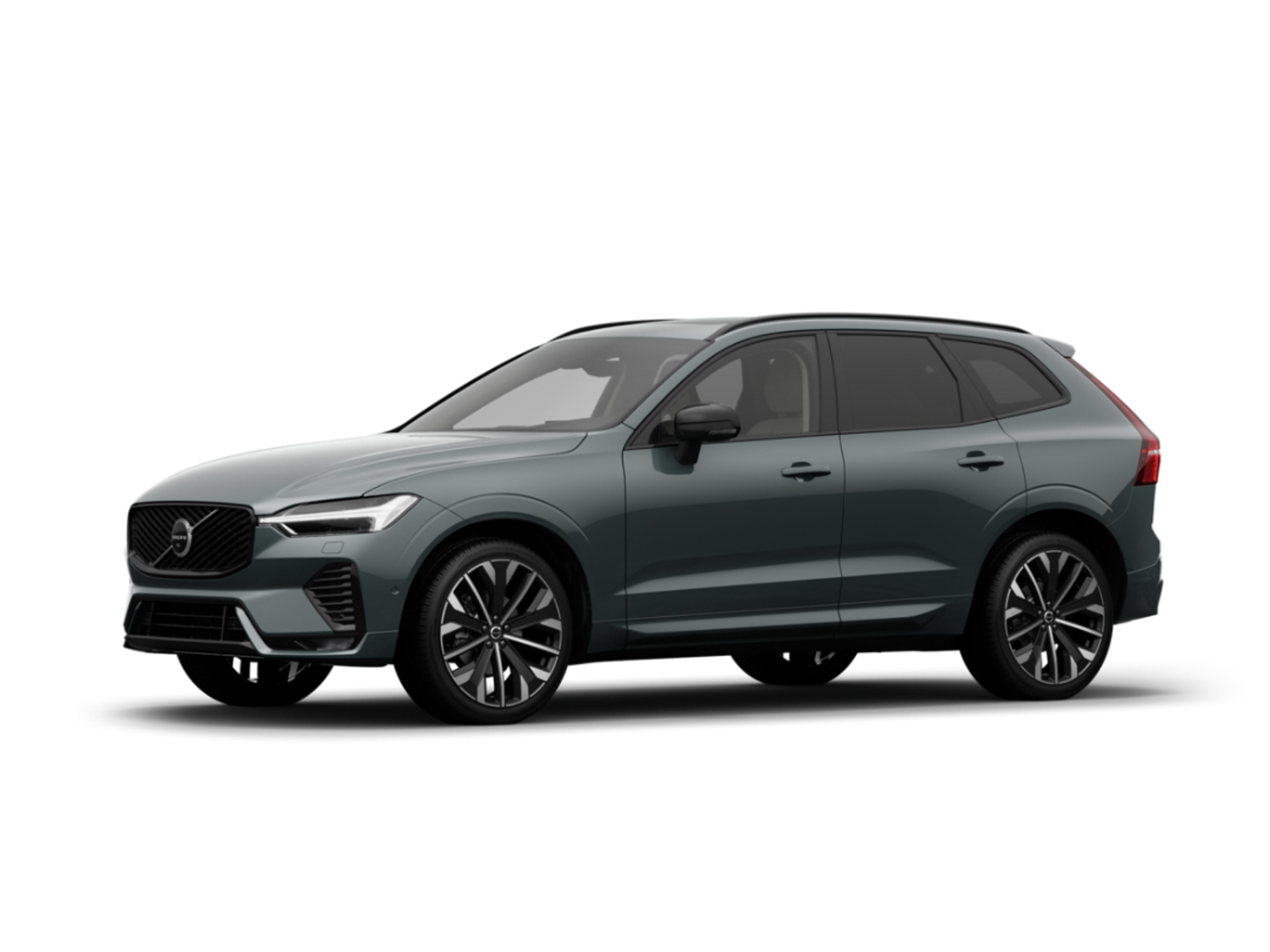 Volvo XC60, parkiran na cesti, z oznako 4,99 % obrestna mera.