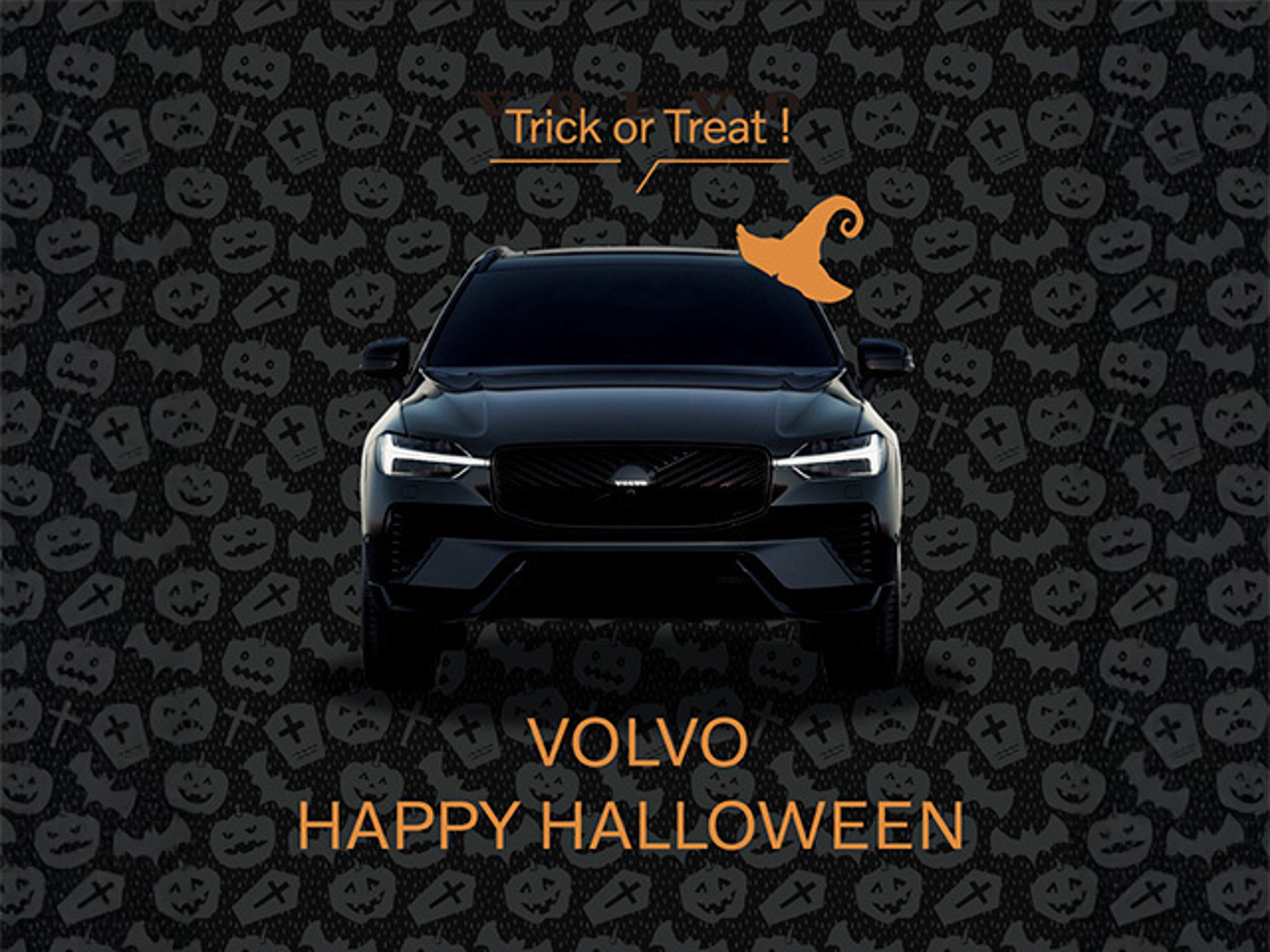 笑顔を描くハロウィン「Volvo Happy Painting Halloween 」