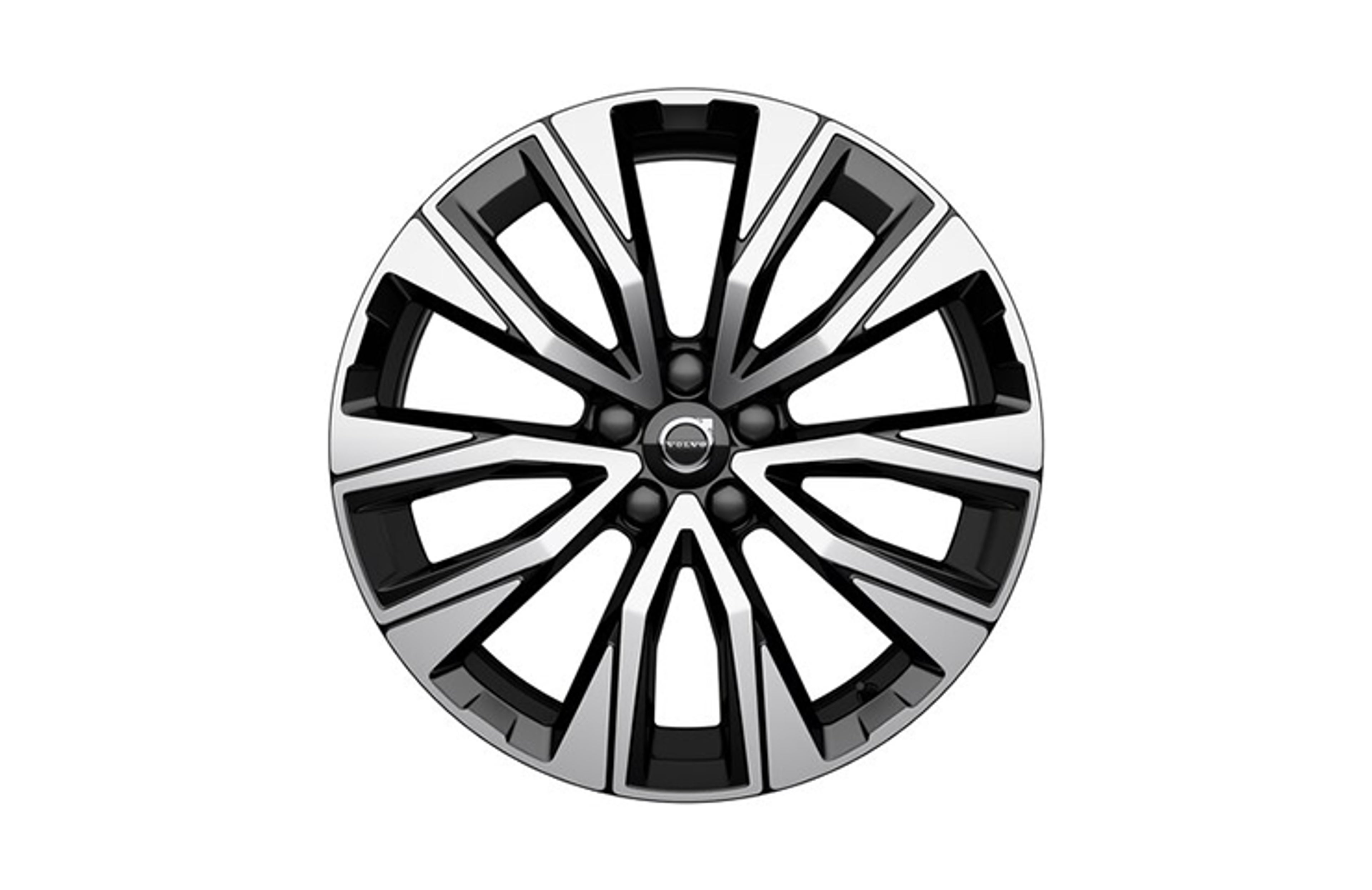 Cerchi 19" a 5 razze a V Black Diamond Cut - 1265