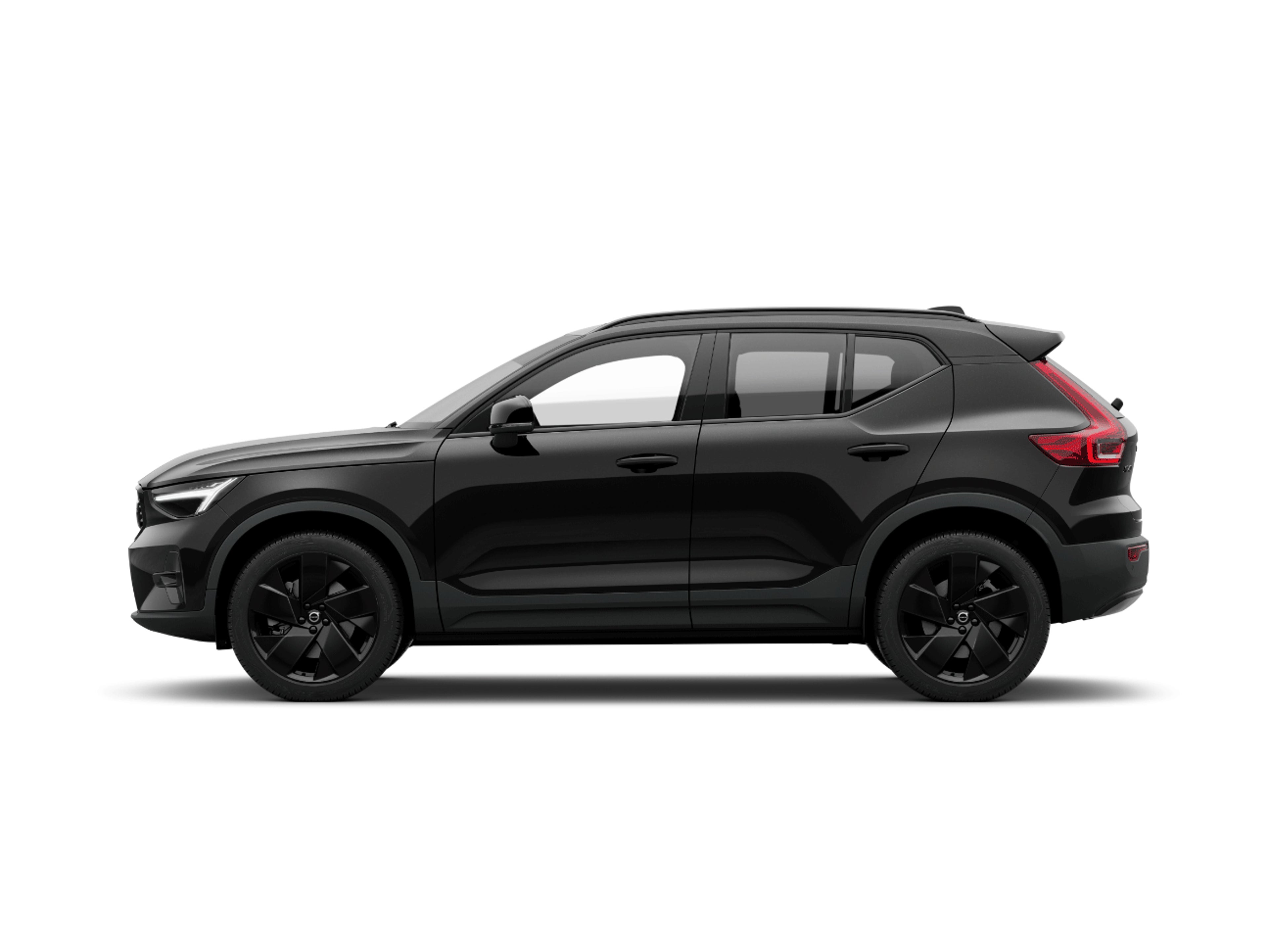 Side view of XC40 on plain white background