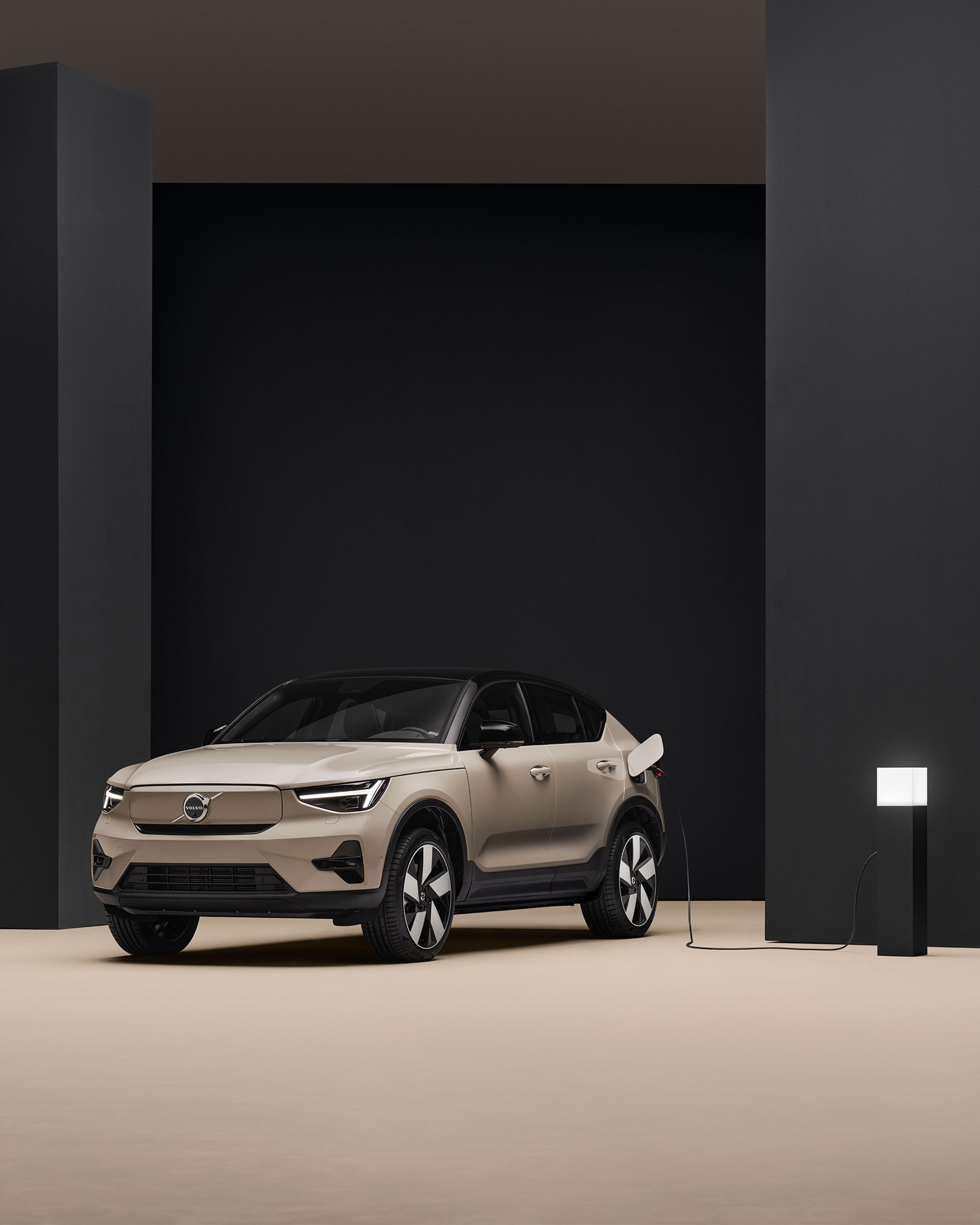 EC40 en charge vu de 3/4 avant