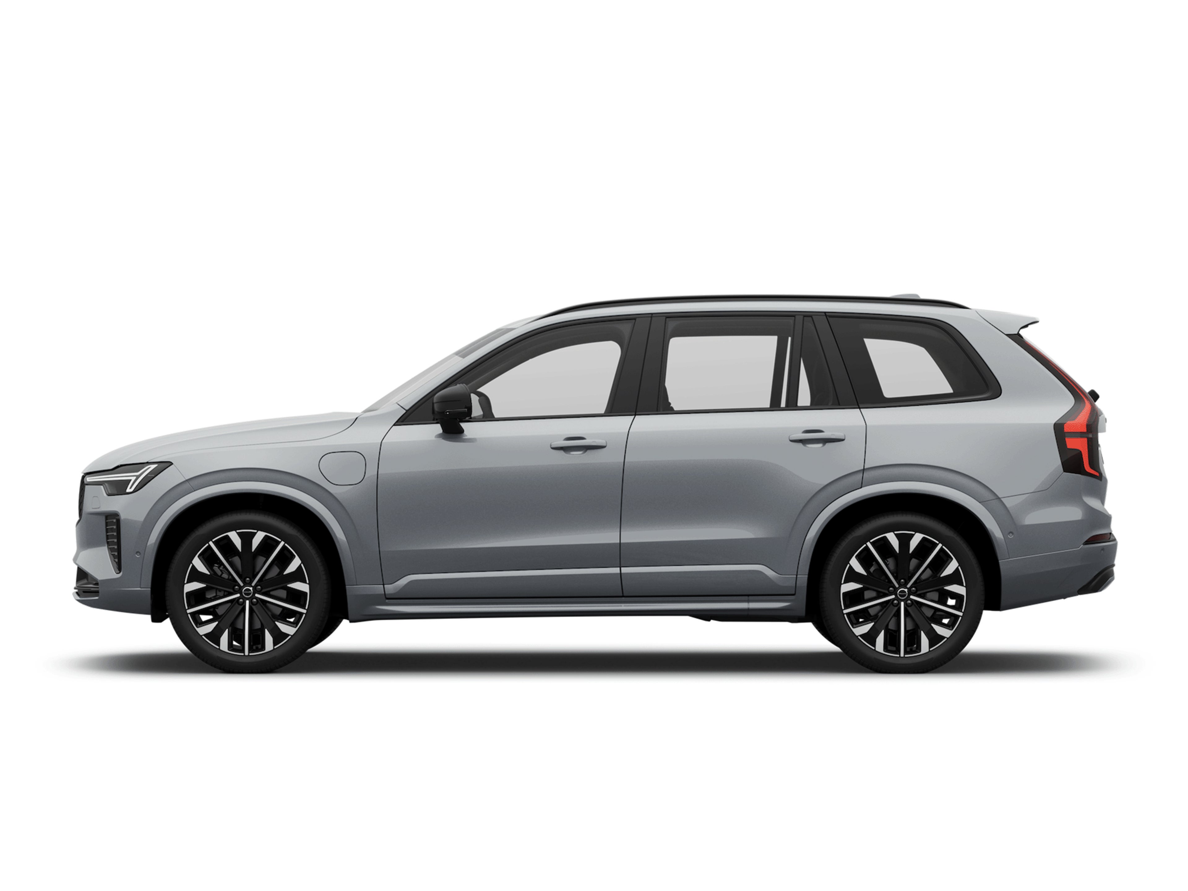 Seitenansicht des Volvo XC90 Plug-in Hybrid