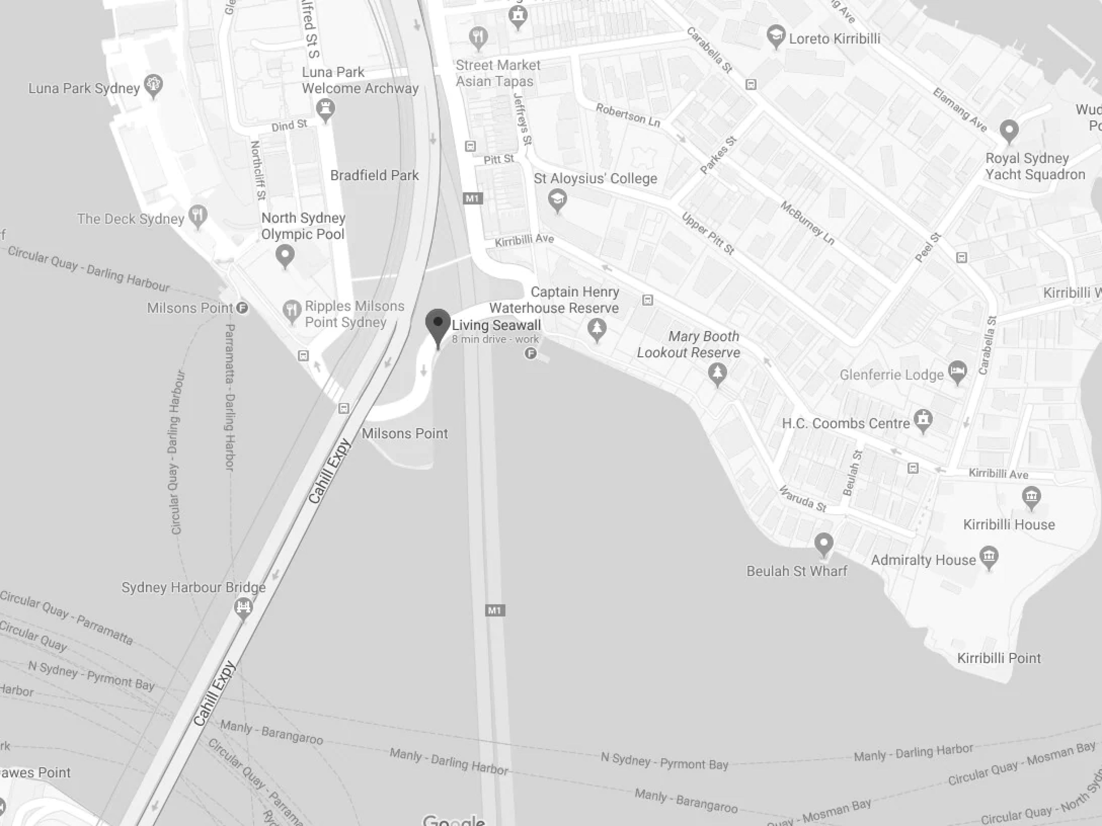 Volvo Living Seawall Location
