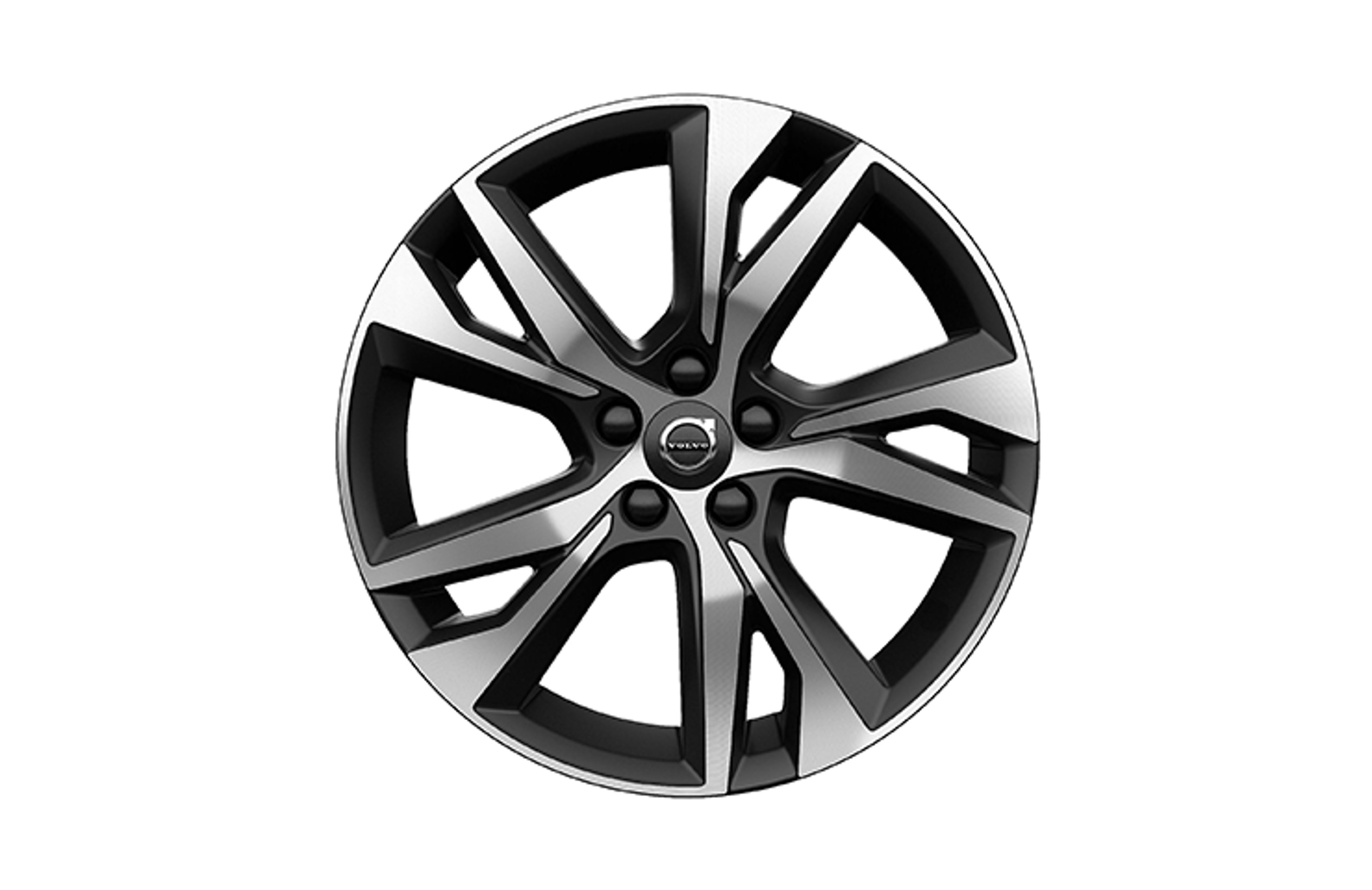 Cerchi 18" a 5 razze doppie Matt Black Diamond Cut - 1039