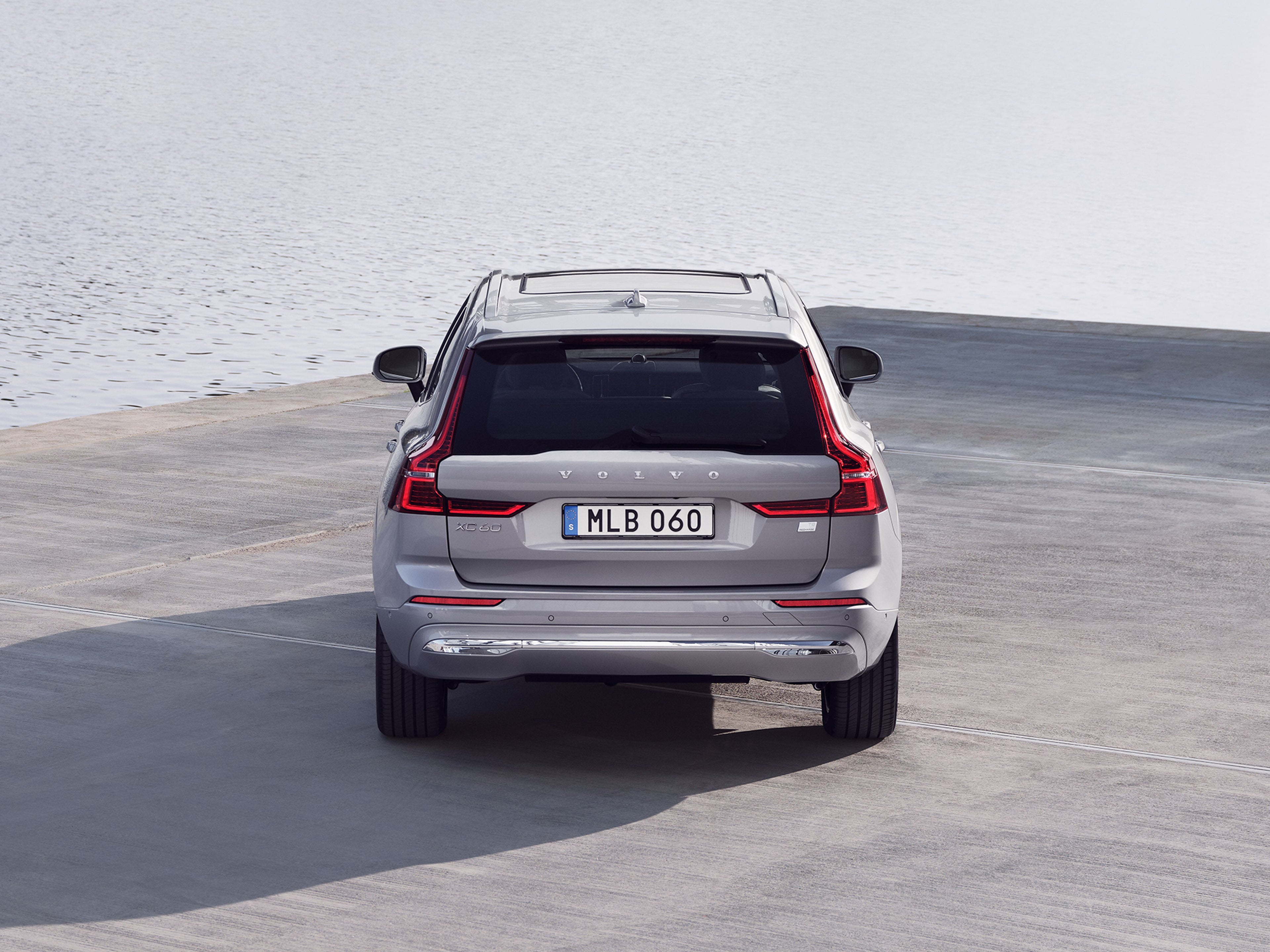 Heckansicht des Volvo XC60.