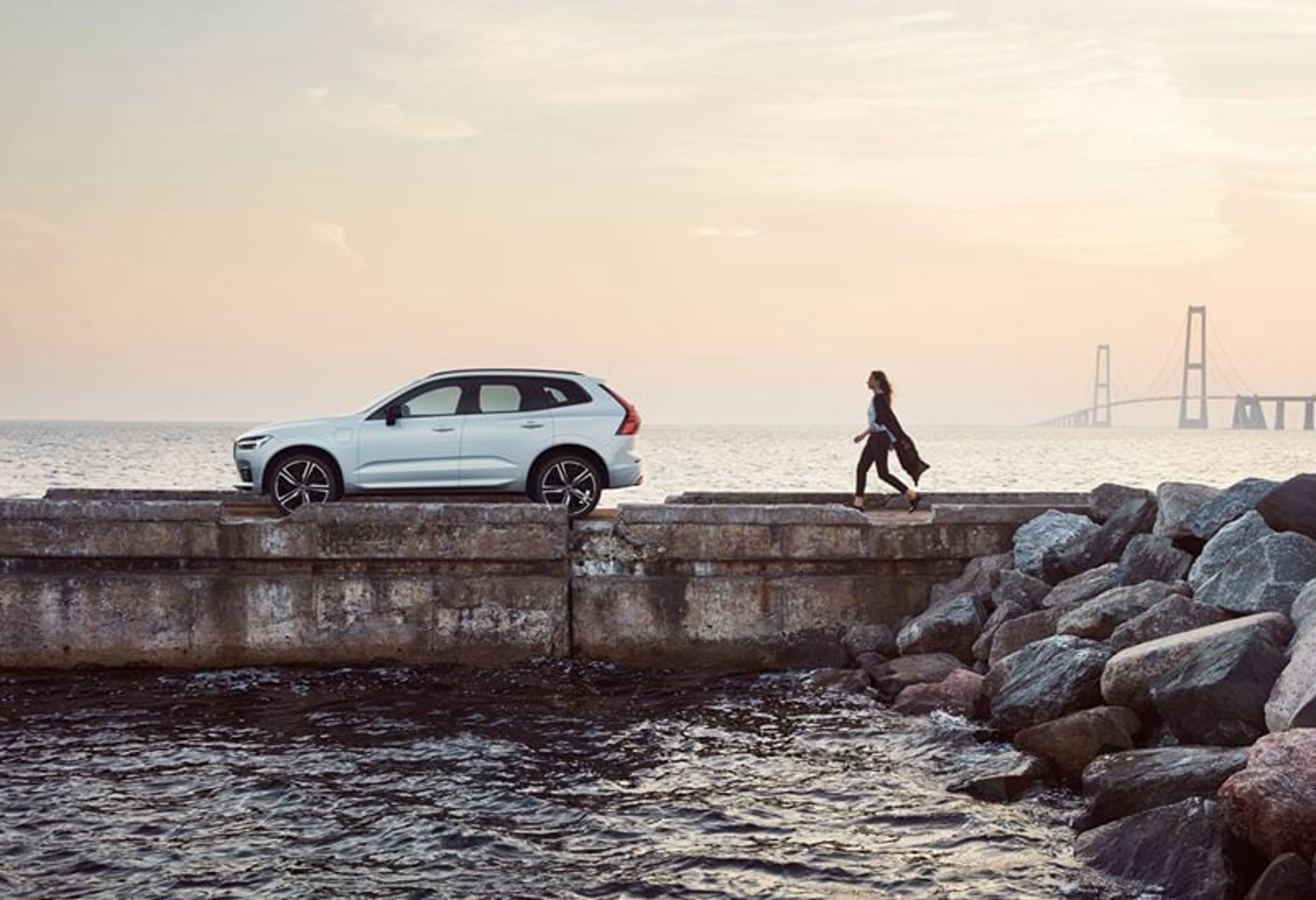 Volvo på brygga