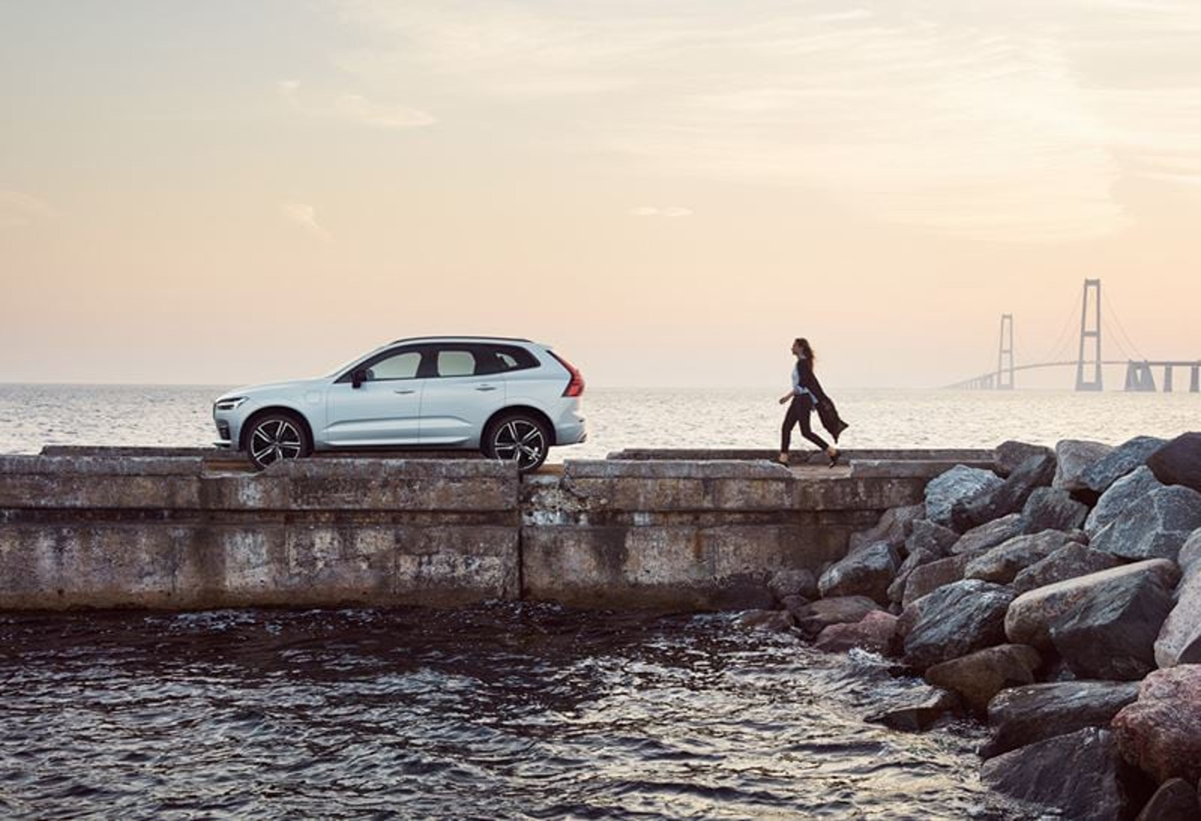 Volvo på brygga
