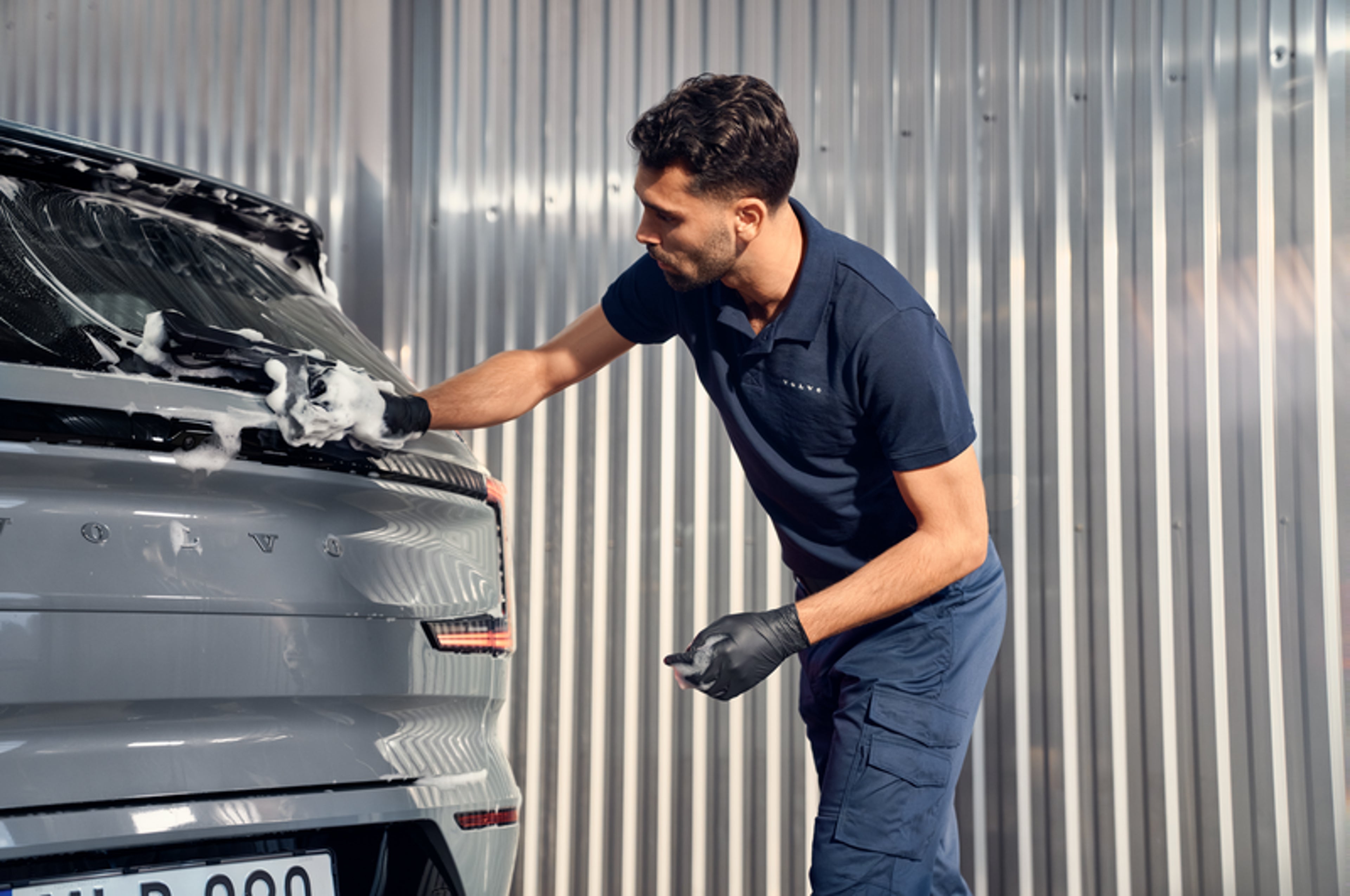 Volvo gépjármű ápolása