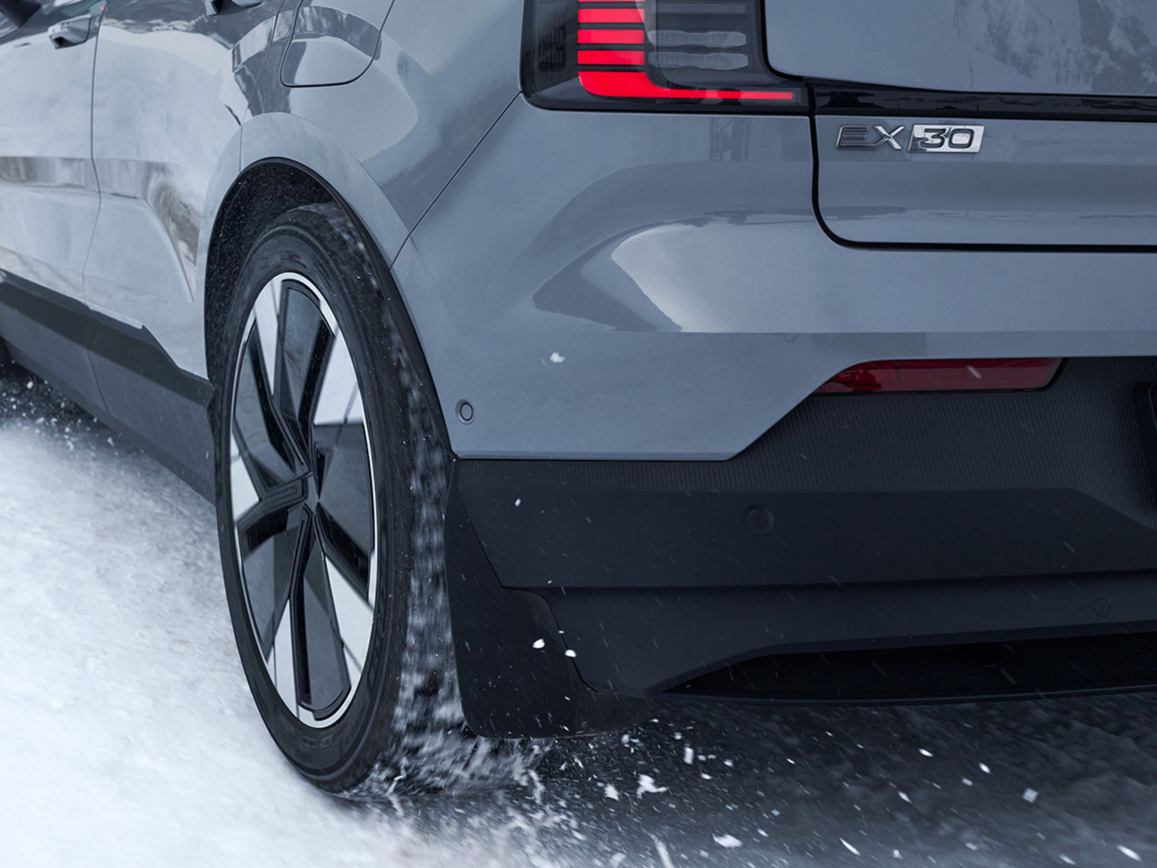 Detaljbild på stänkskydd