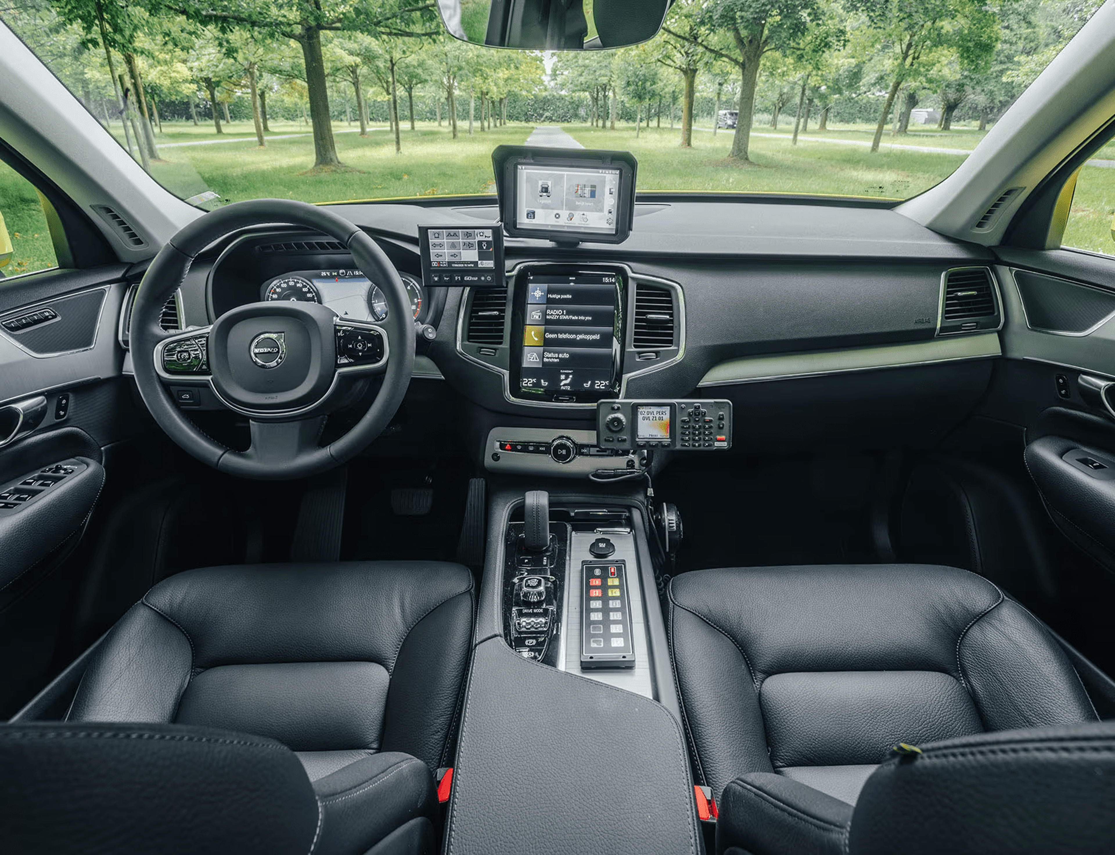 Intérieur avant voiture Volvo