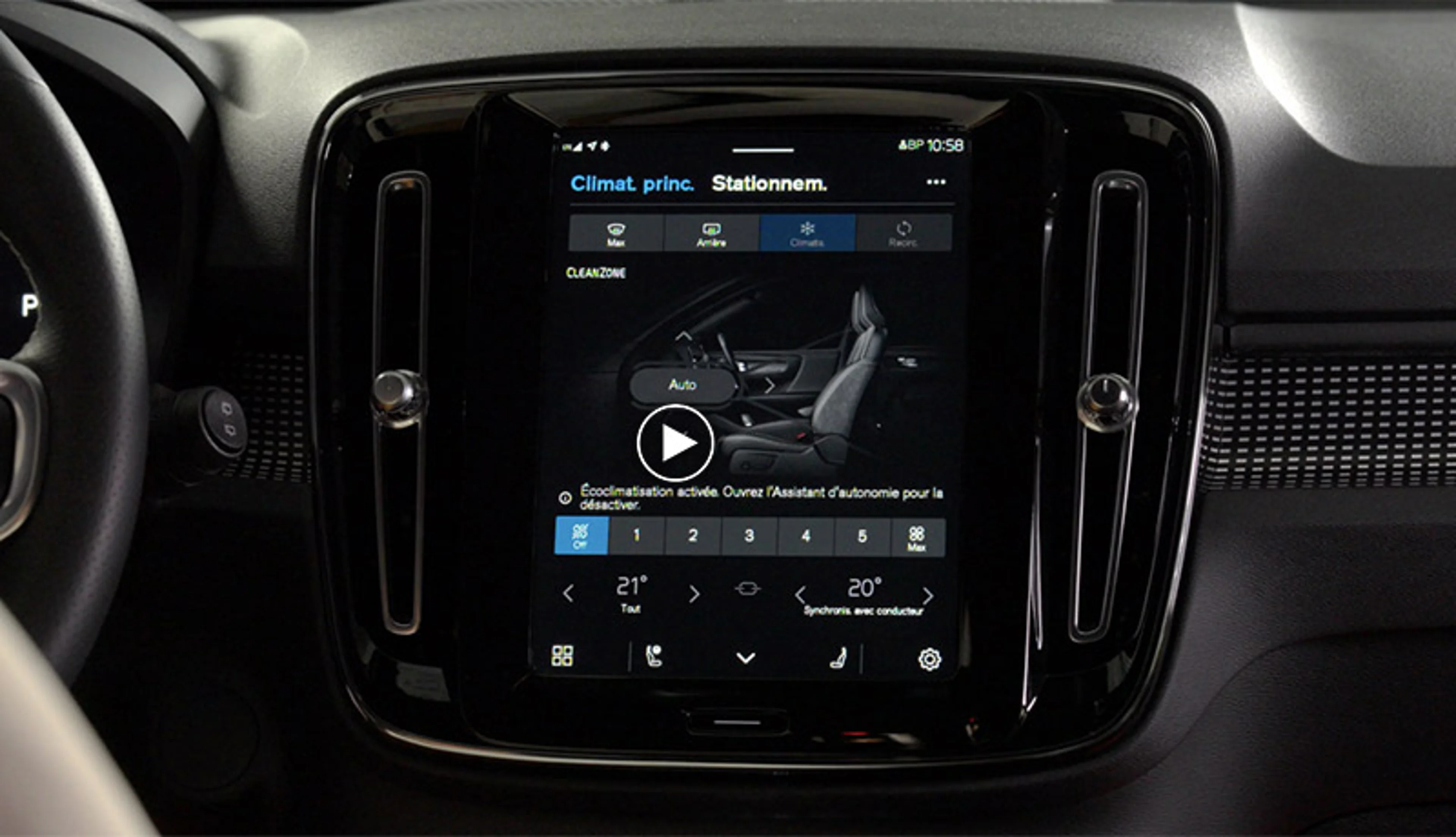 Comment programmer la climatisation de votre Volvo 100% électrique ?