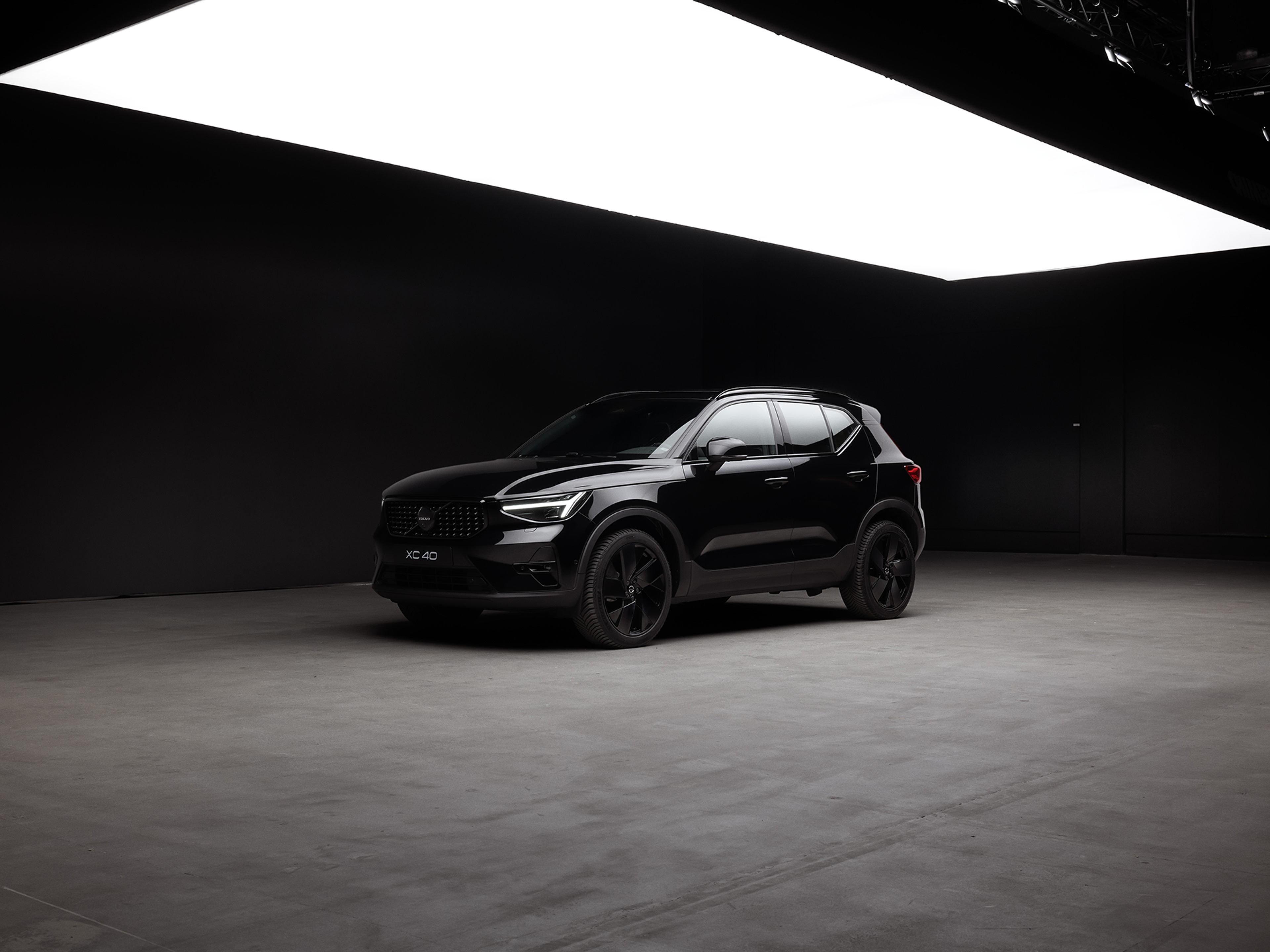 Der Volvo XC40 Black Edition Mild-Hybrid.