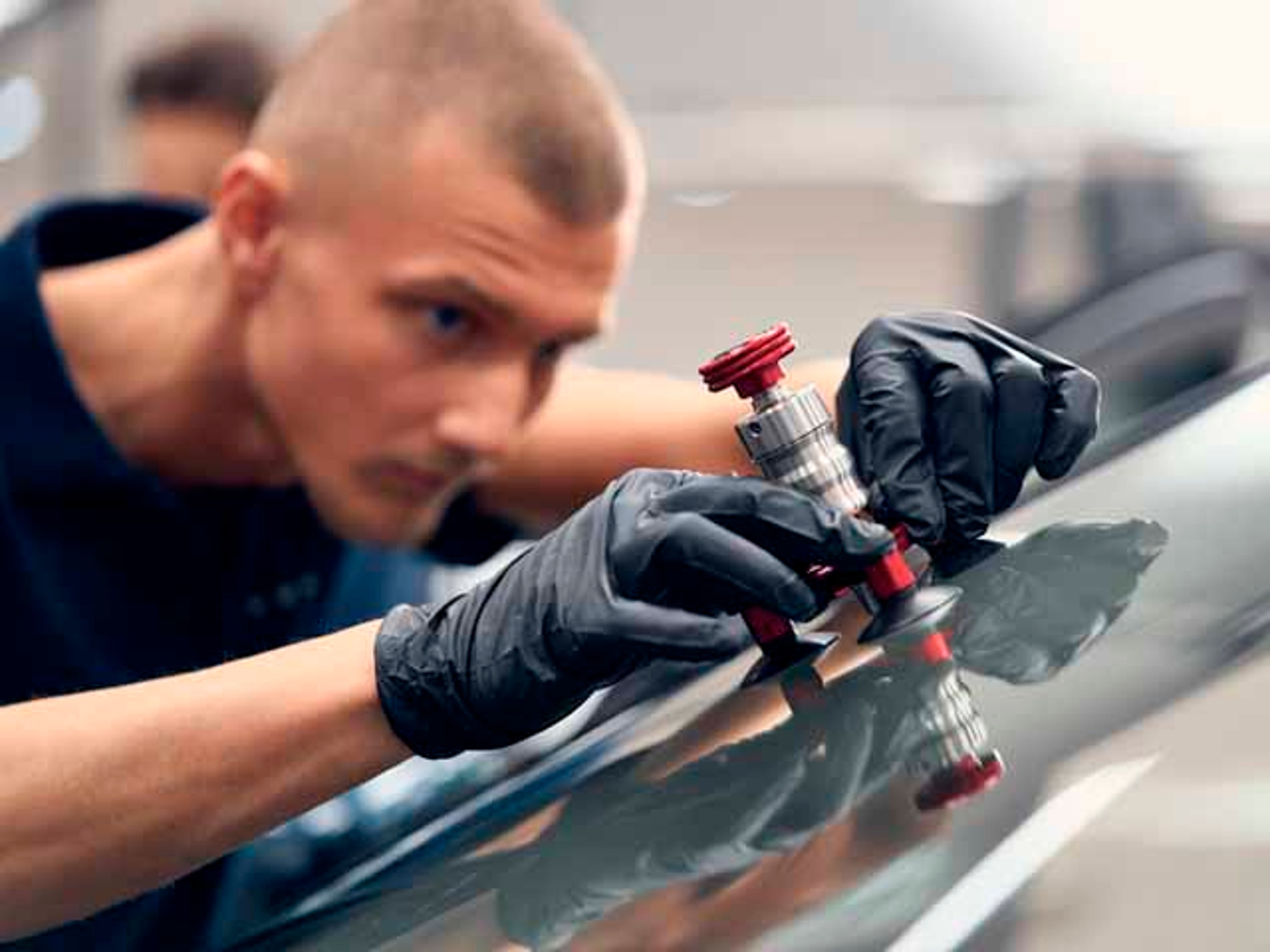 cuidado con cristal del vehículo