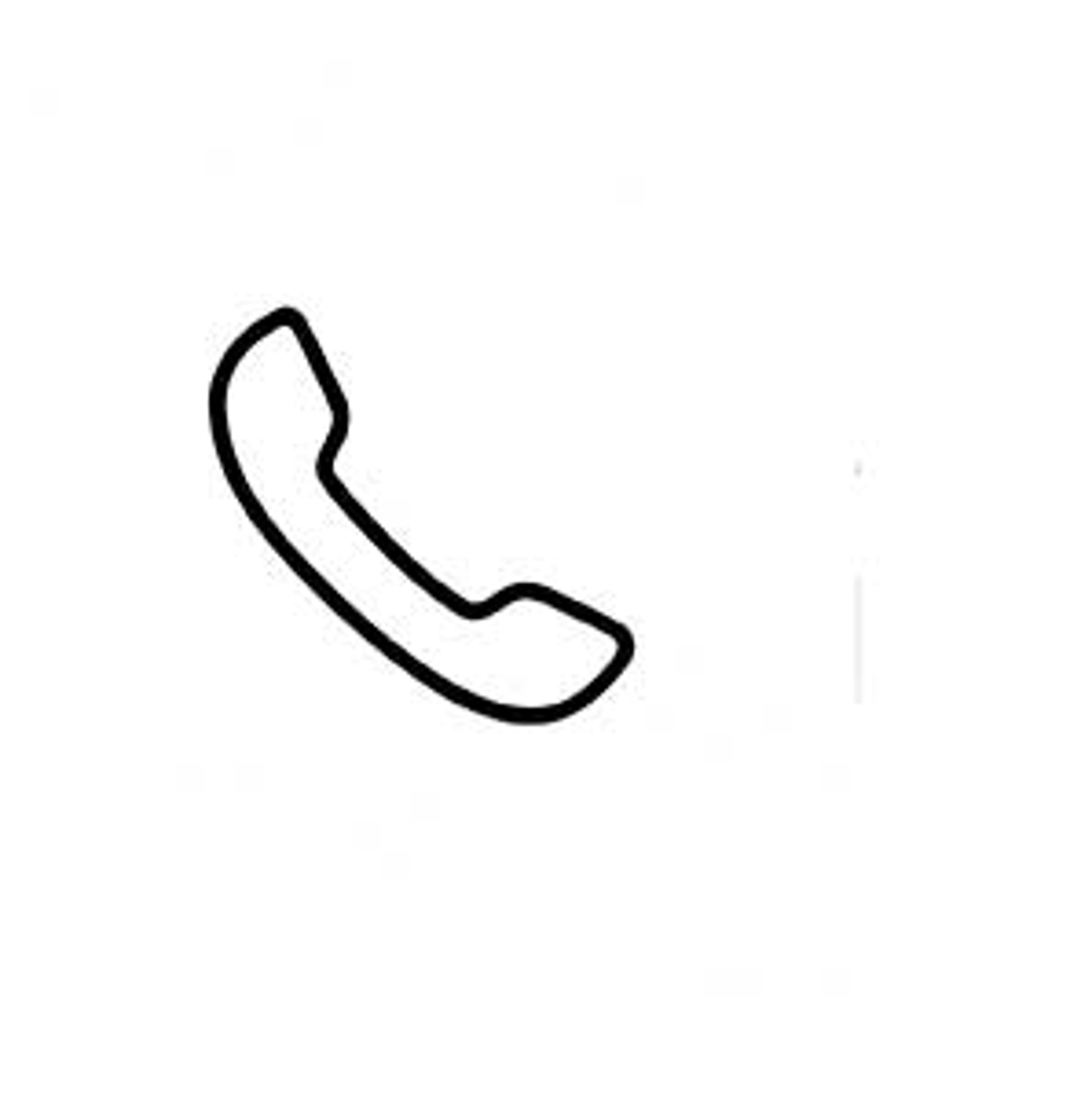 Et ikon af en telefon