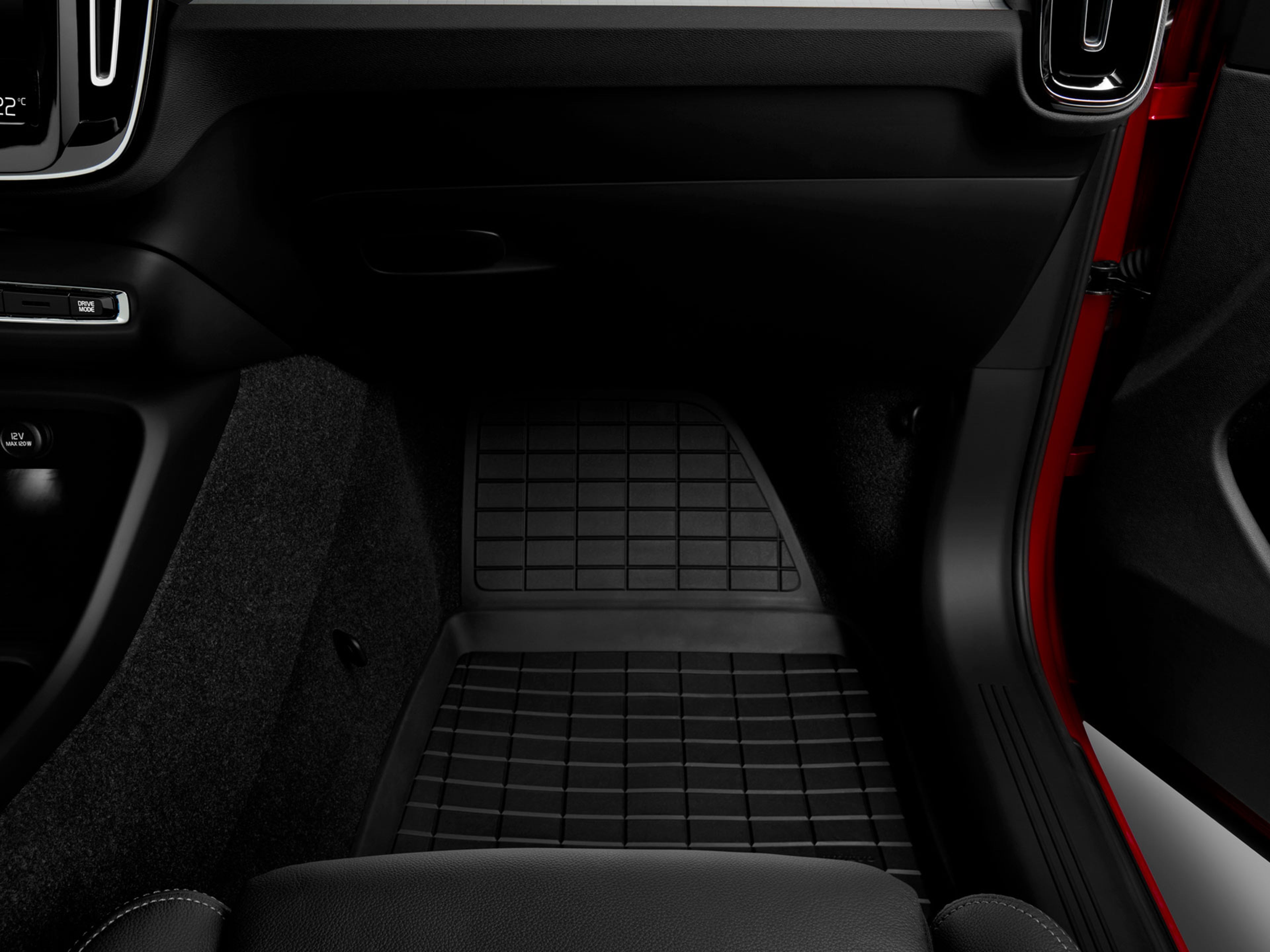 Juego de cinco alfombras - cuatro alfombras para el piso y una para la consola central