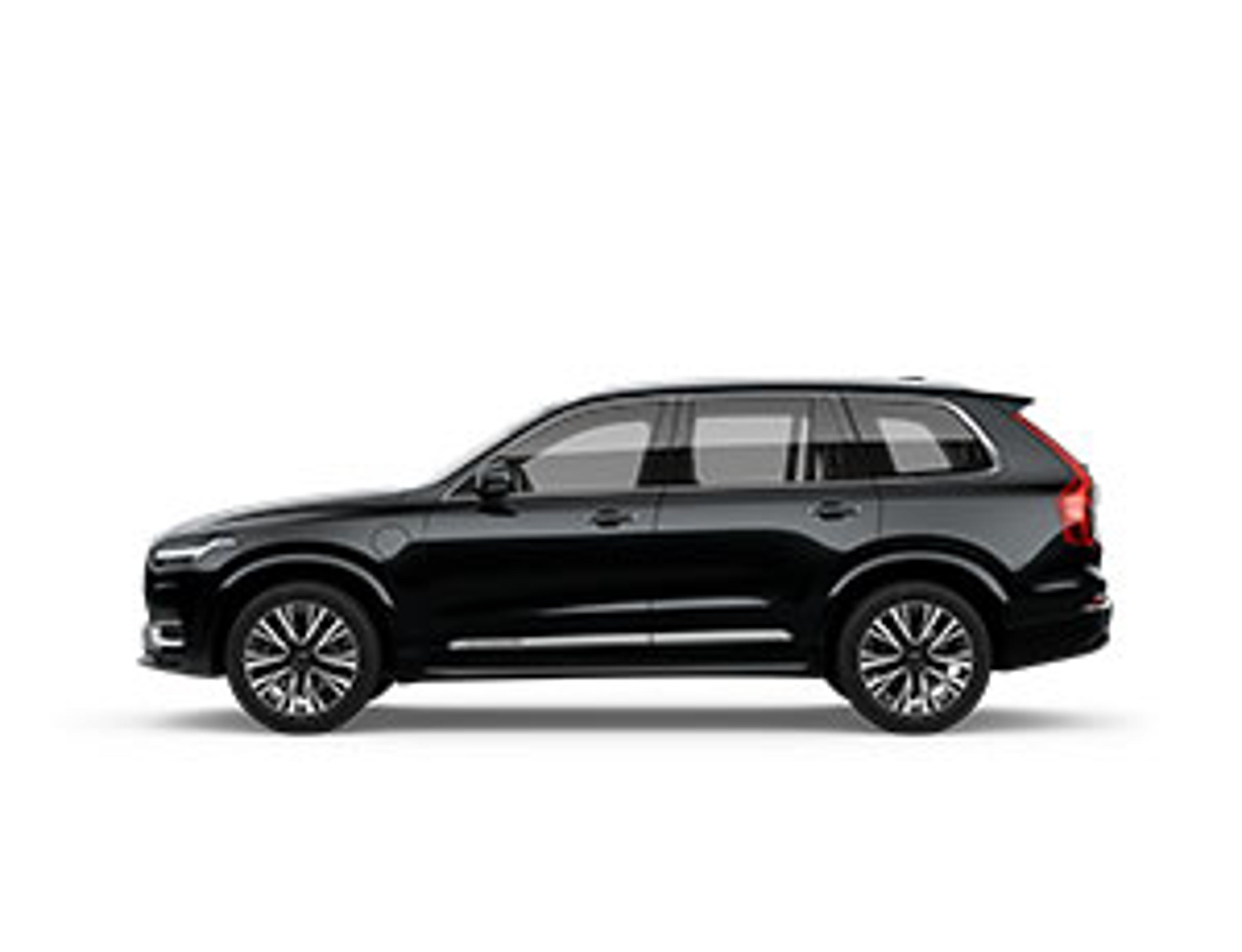 Volvo XC90 Noir Onyx de profil