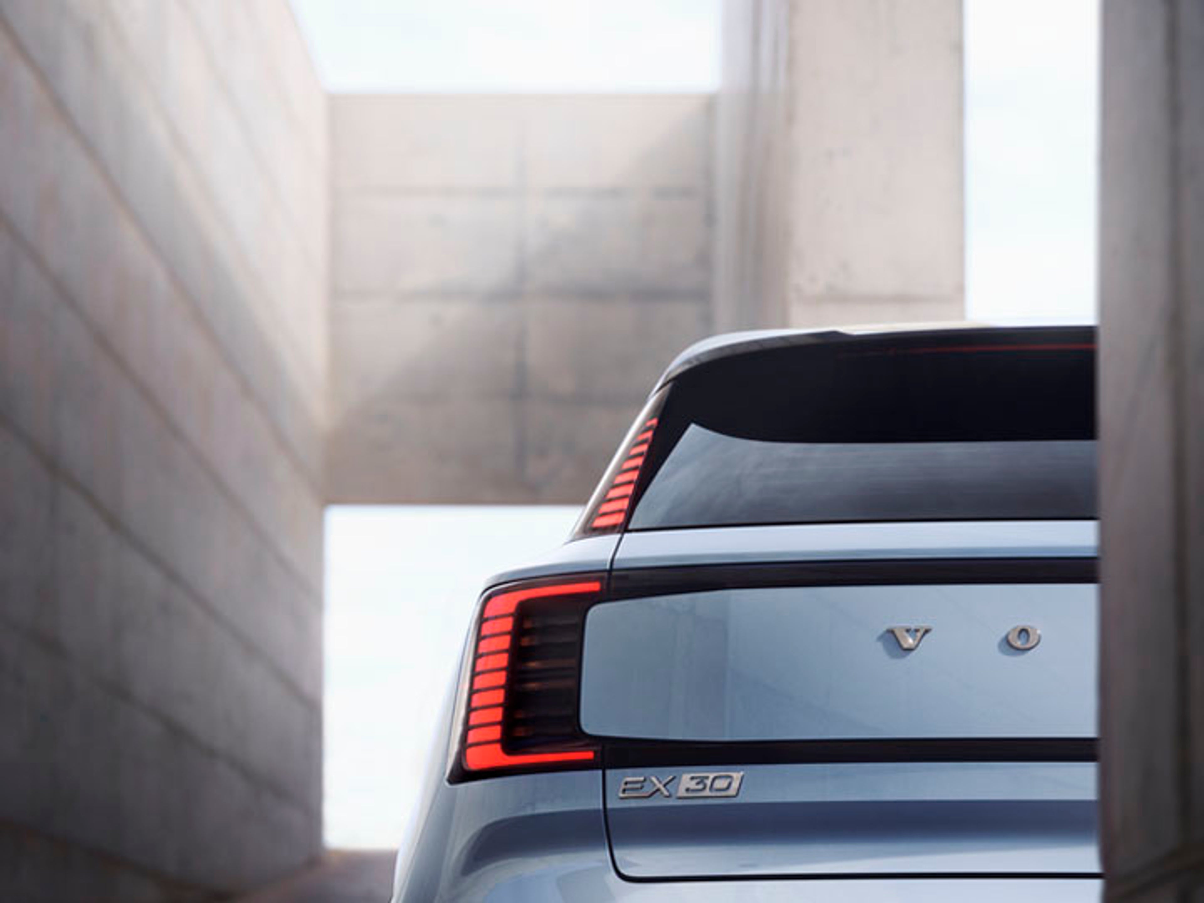 Parte trasera Volvo EX30