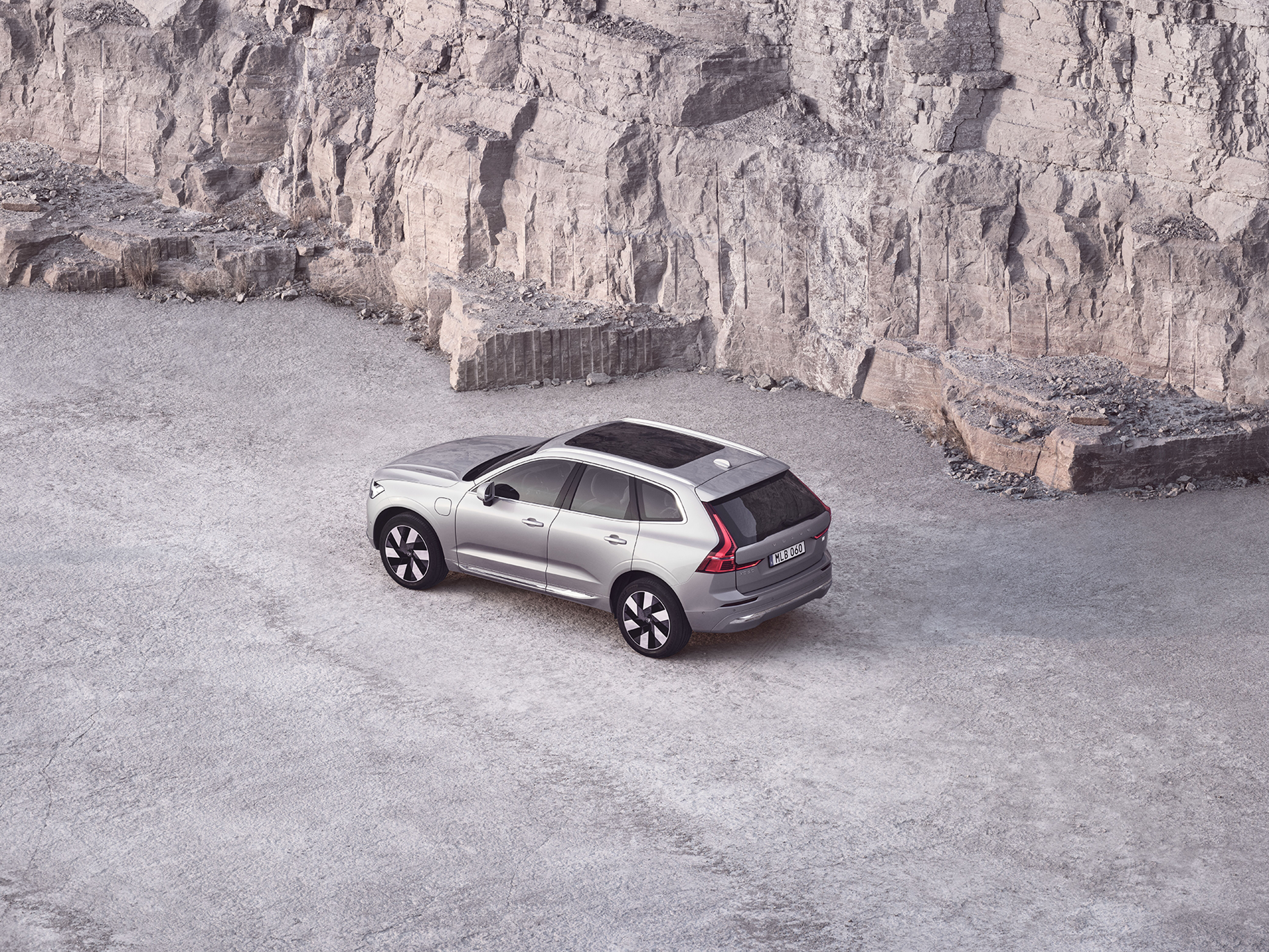 Seitliche Ansicht des Volvo XC60