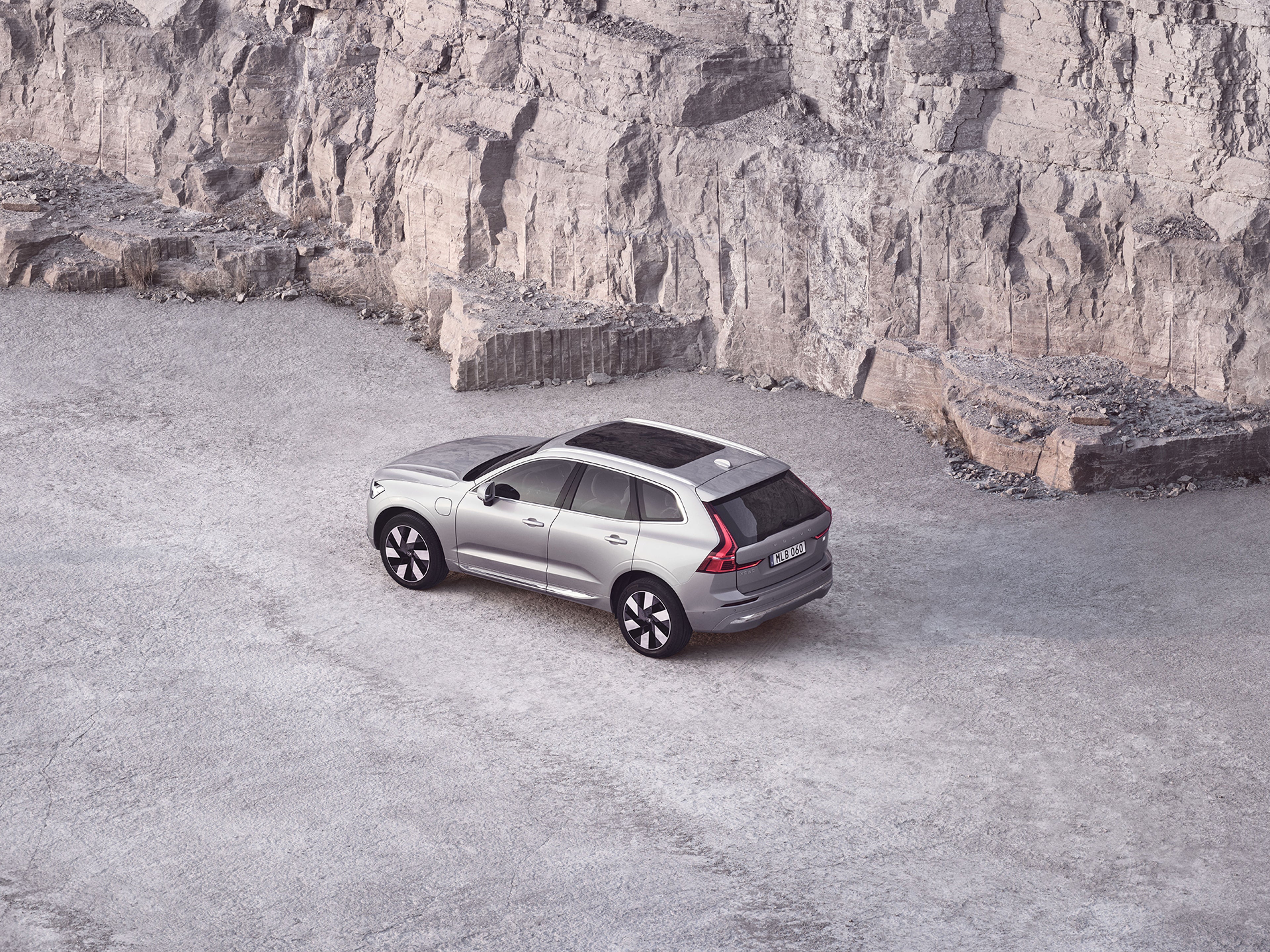 Seitliche Ansicht des Volvo XC60