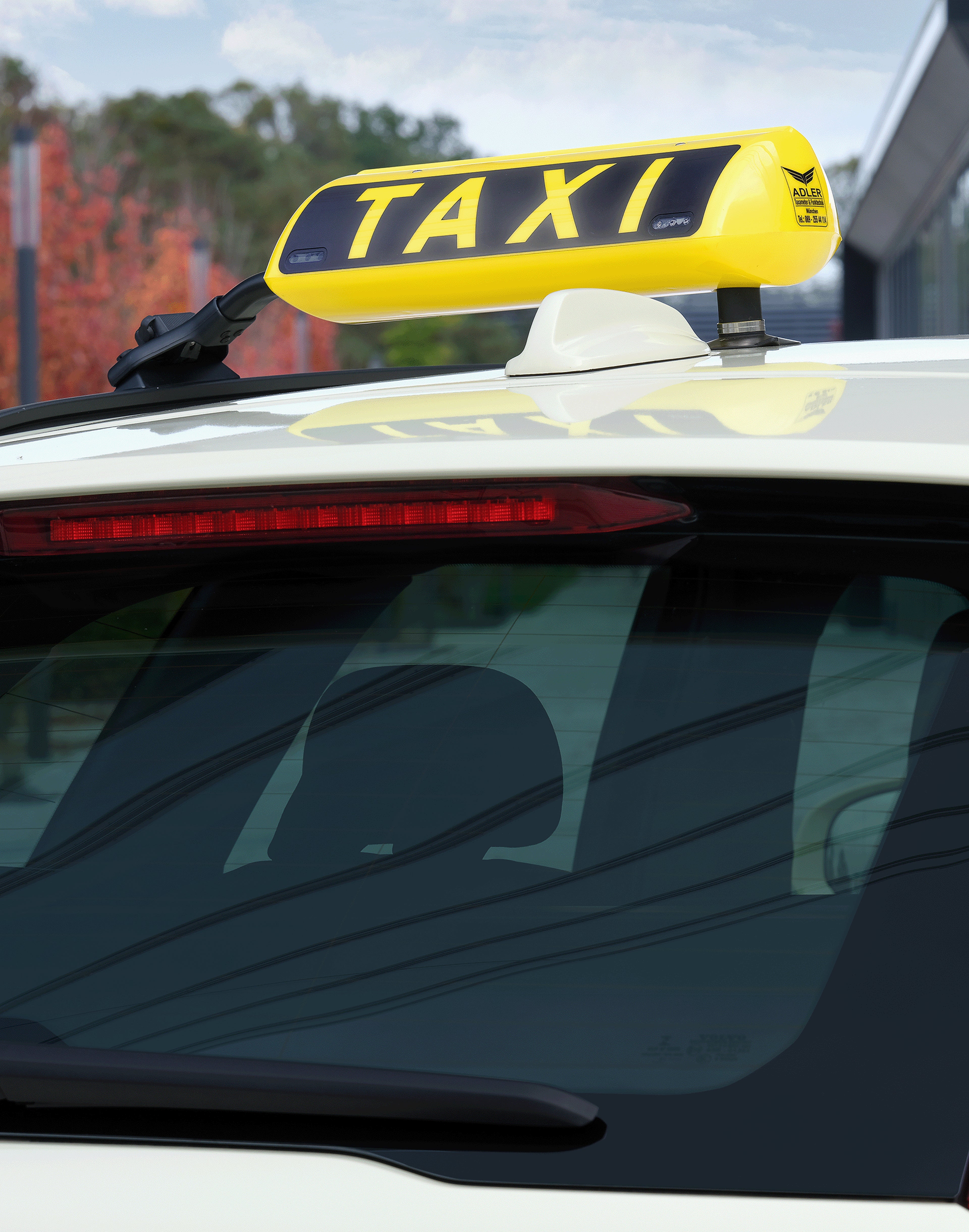 Closeup eines Volvo Taxi