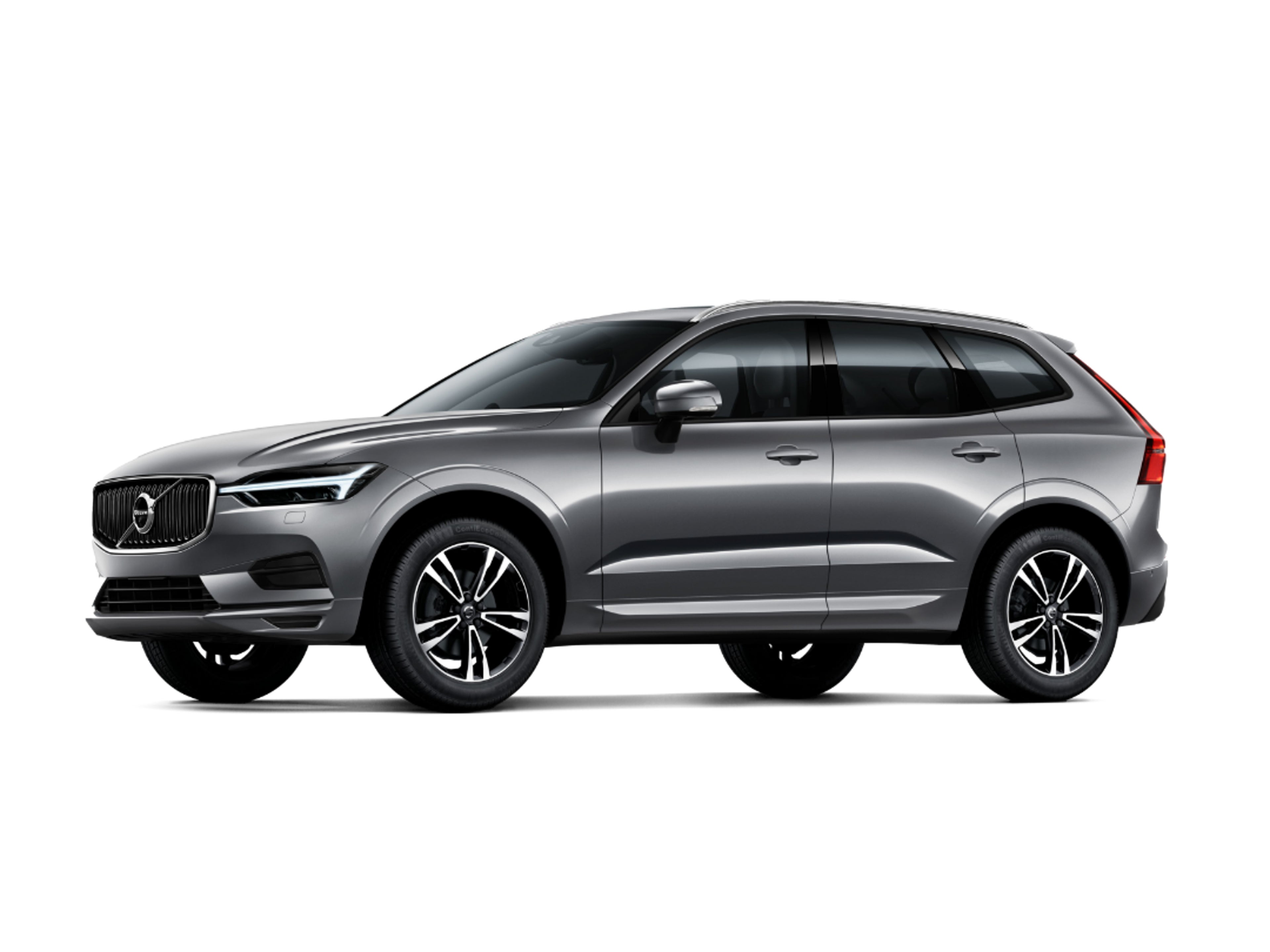 Volvo XC60, parkiran na cesti, z oznako 4,99 % obrestna mera.
