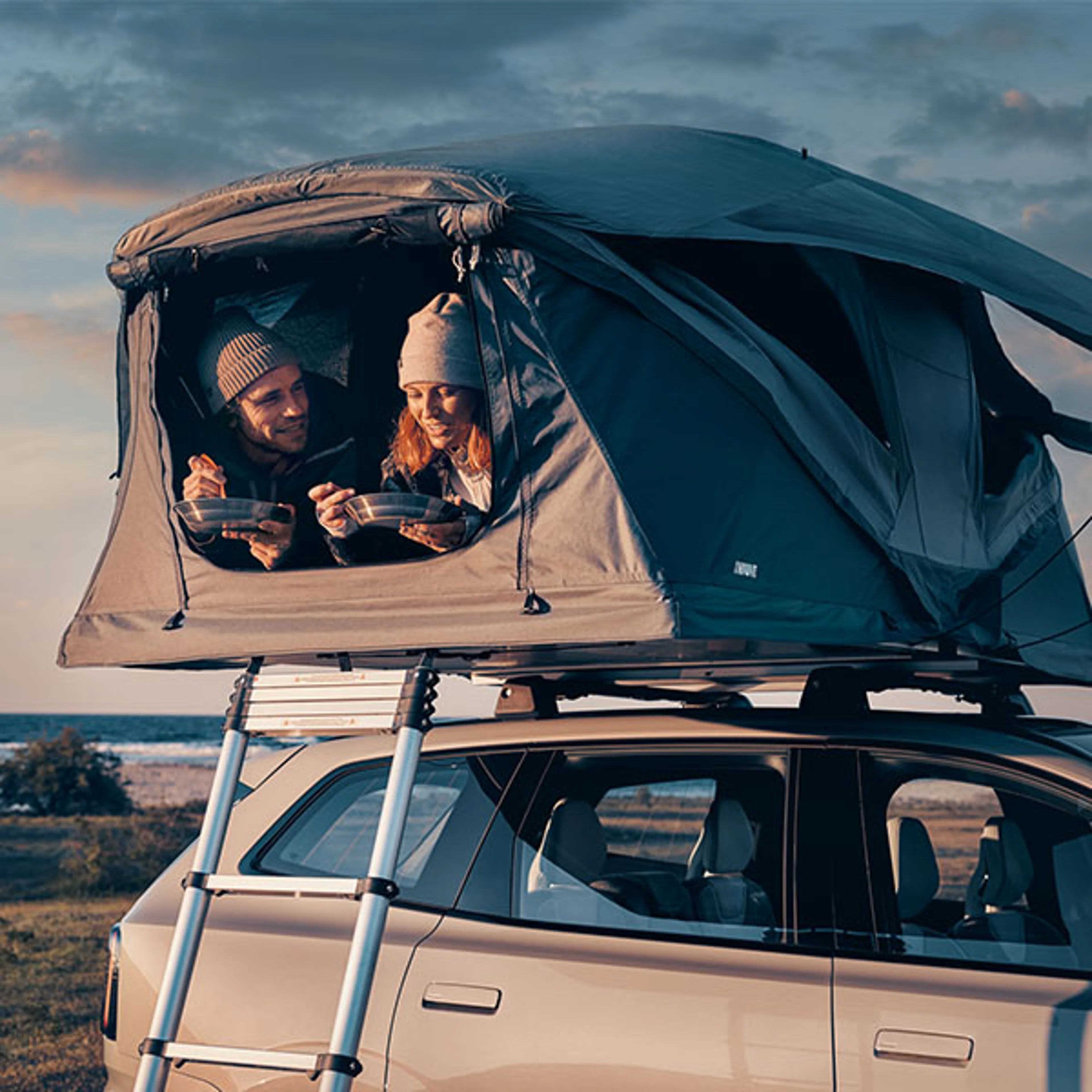 Volvo roof tent