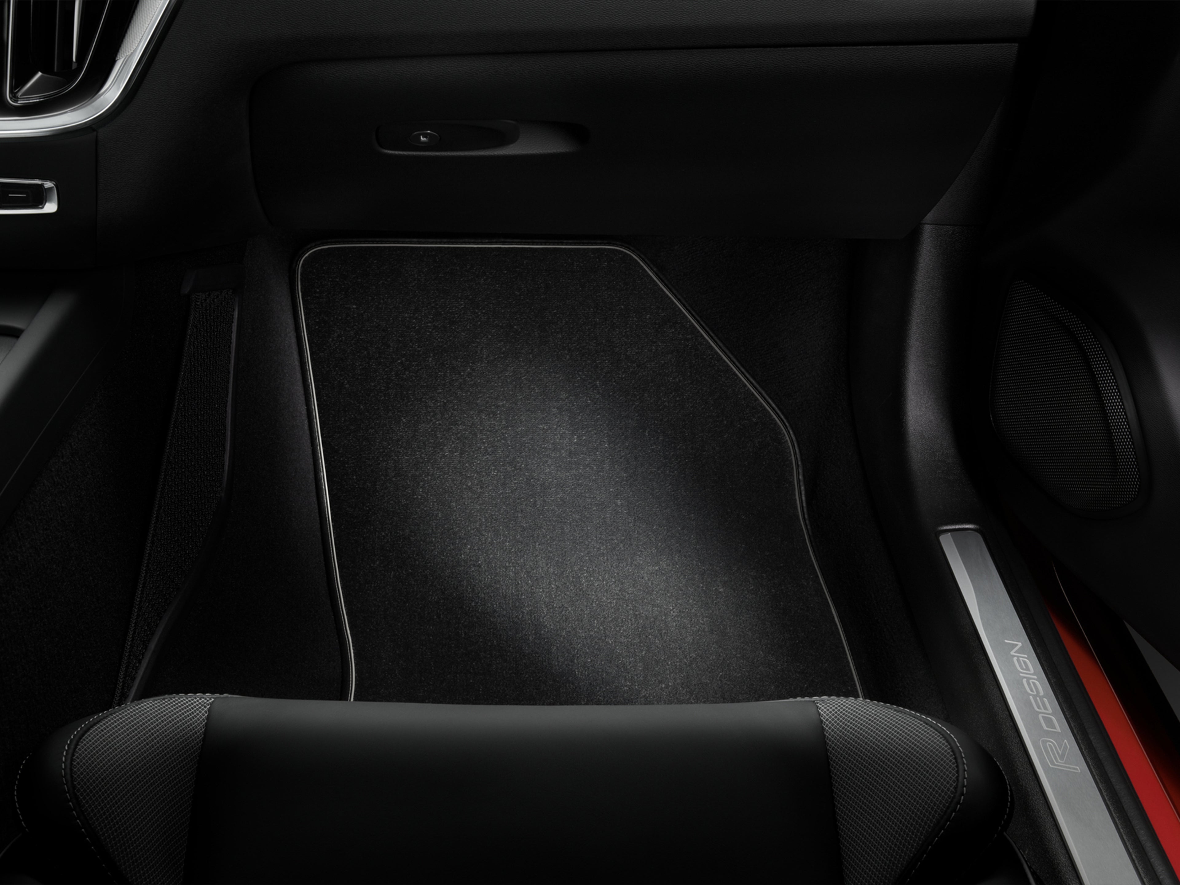 Alfombra de consola central y alfombras del suelo de caucho