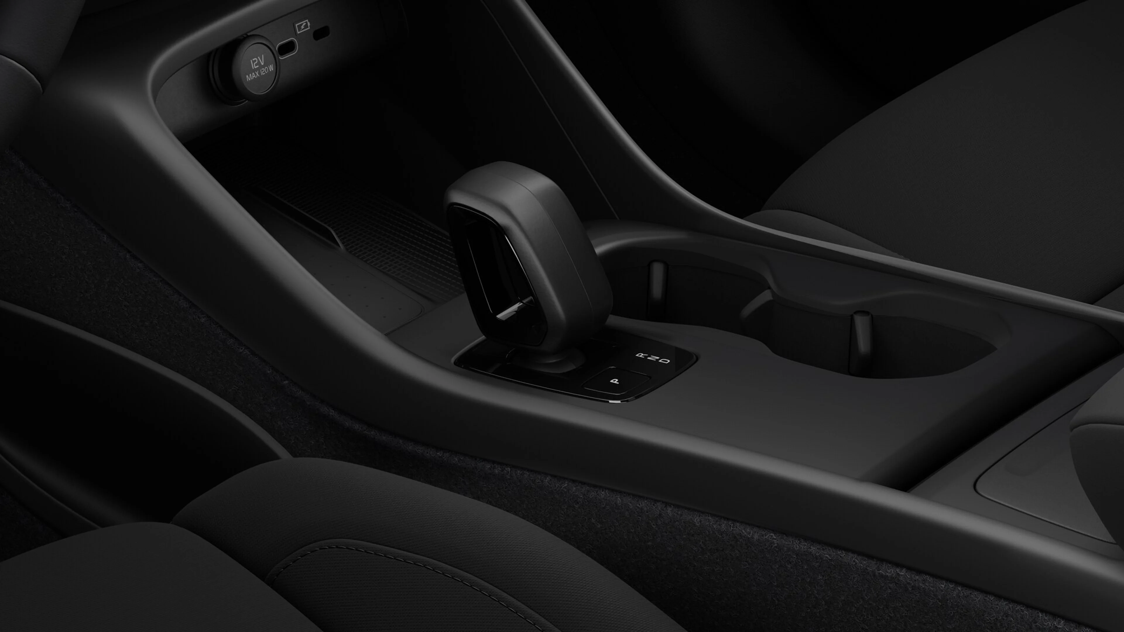 Binnenkant Volvo XC40 black edition